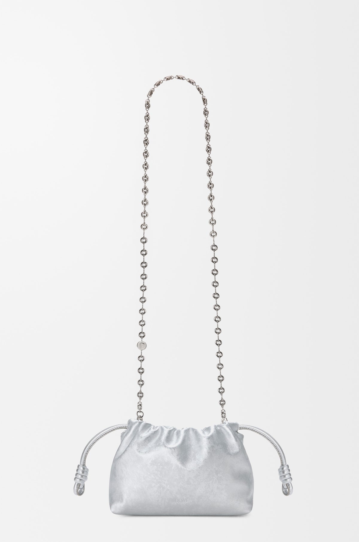 Loewe Mini Flamenco purse in moiré printed calfskin