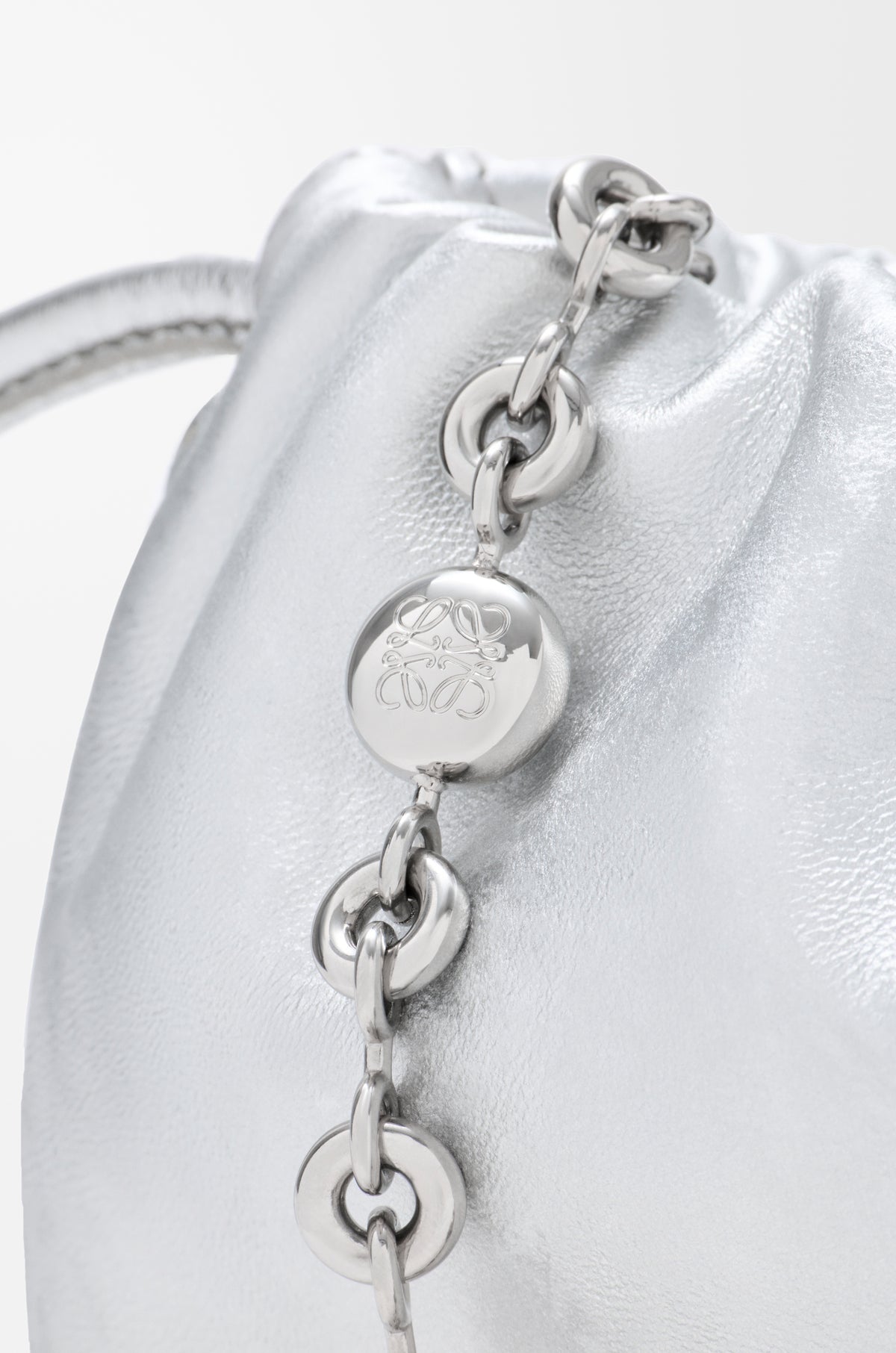 Loewe Mini Flamenco purse in moiré printed calfskin