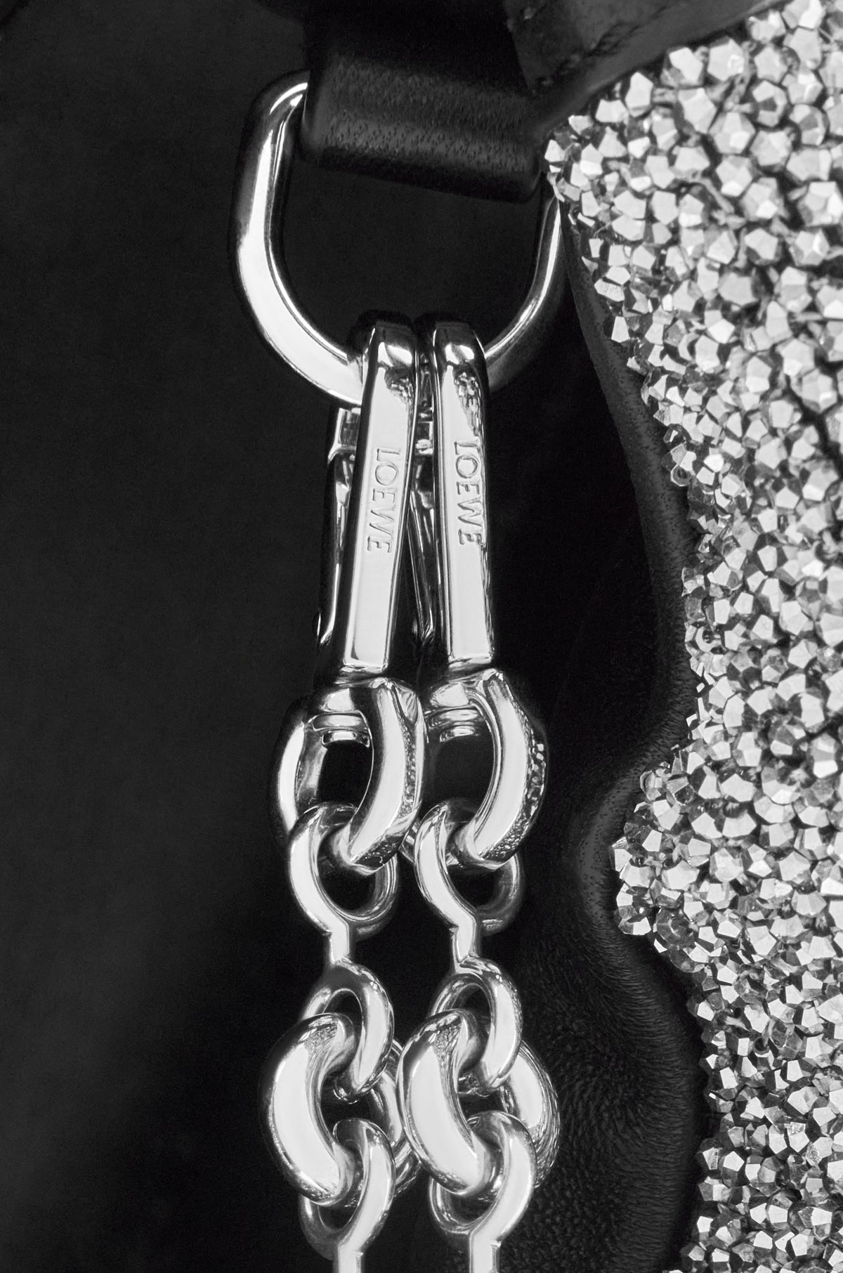 Loewe Mini Flamenco purse in beads and nappa lambskin