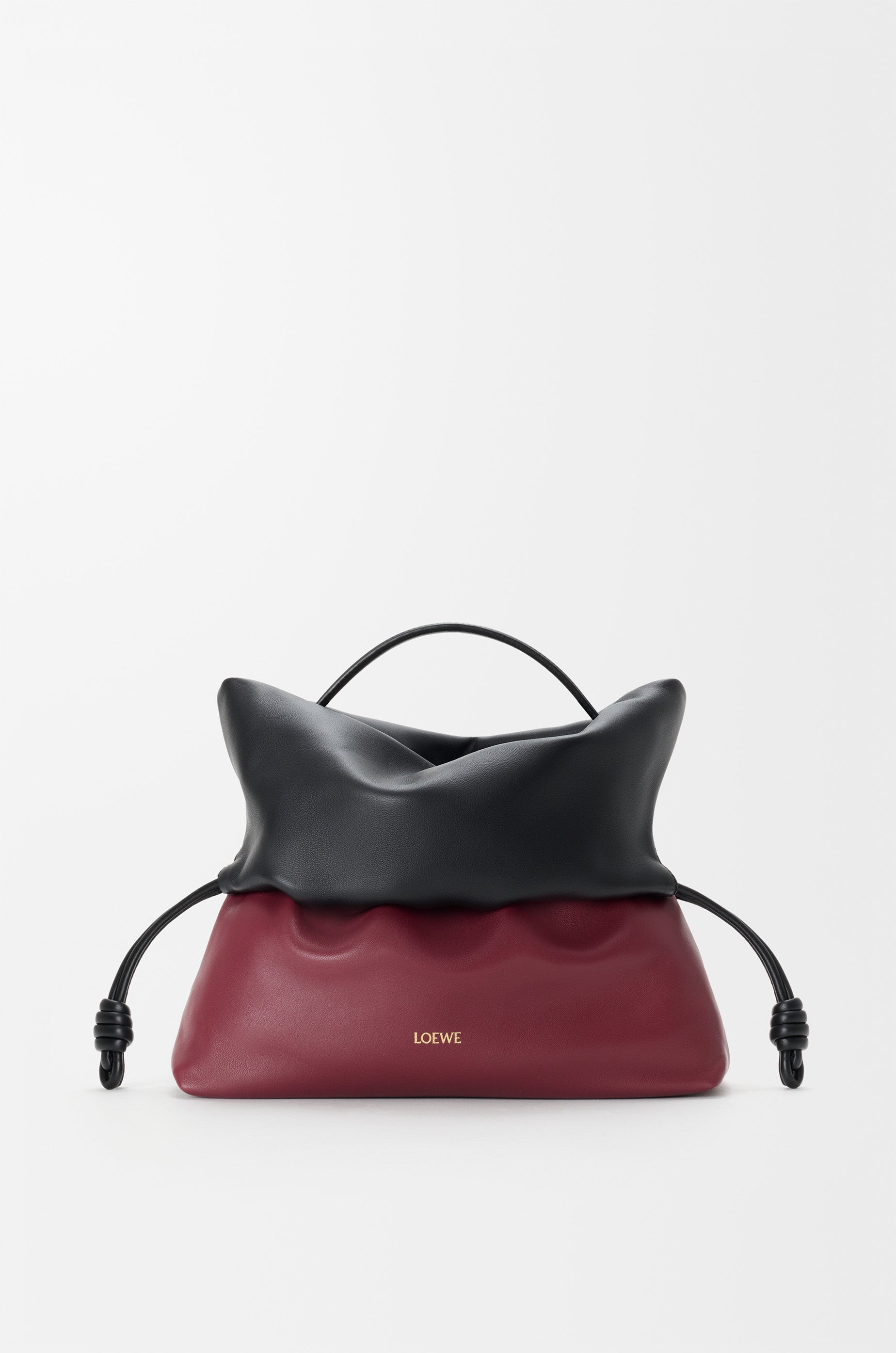 Loewe Flamenco Rolled bag in bicolour mellow nappa lambskin