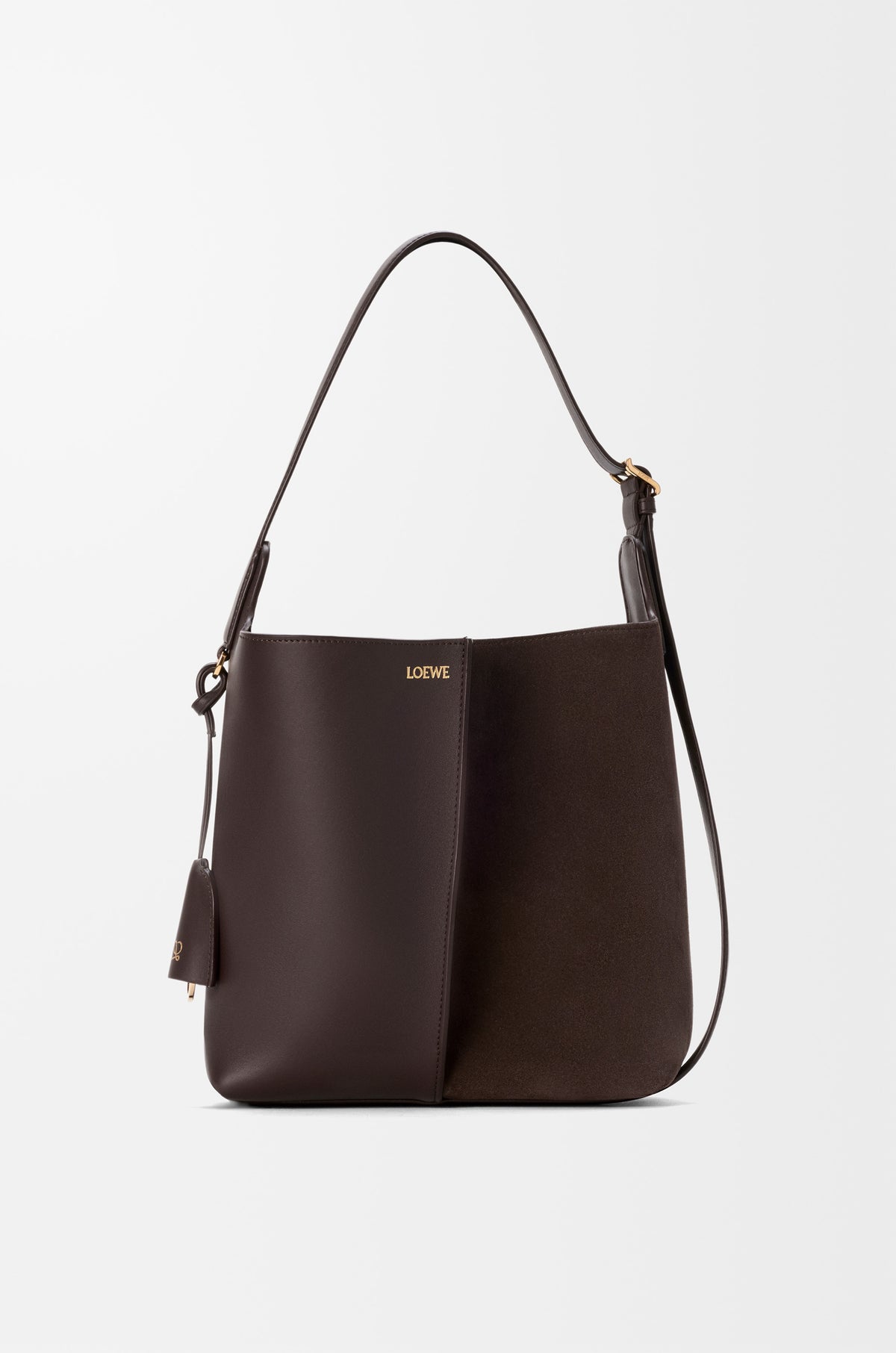 Loewe Medium Bilbao bucket in soft calfskin and suede