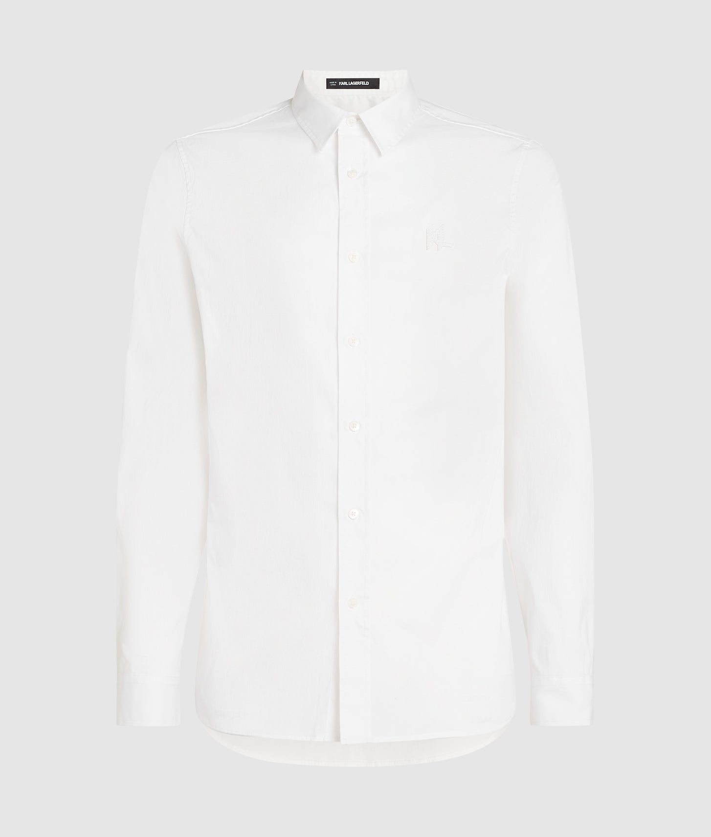 Karl Lagerfeld Monogram Shirt White