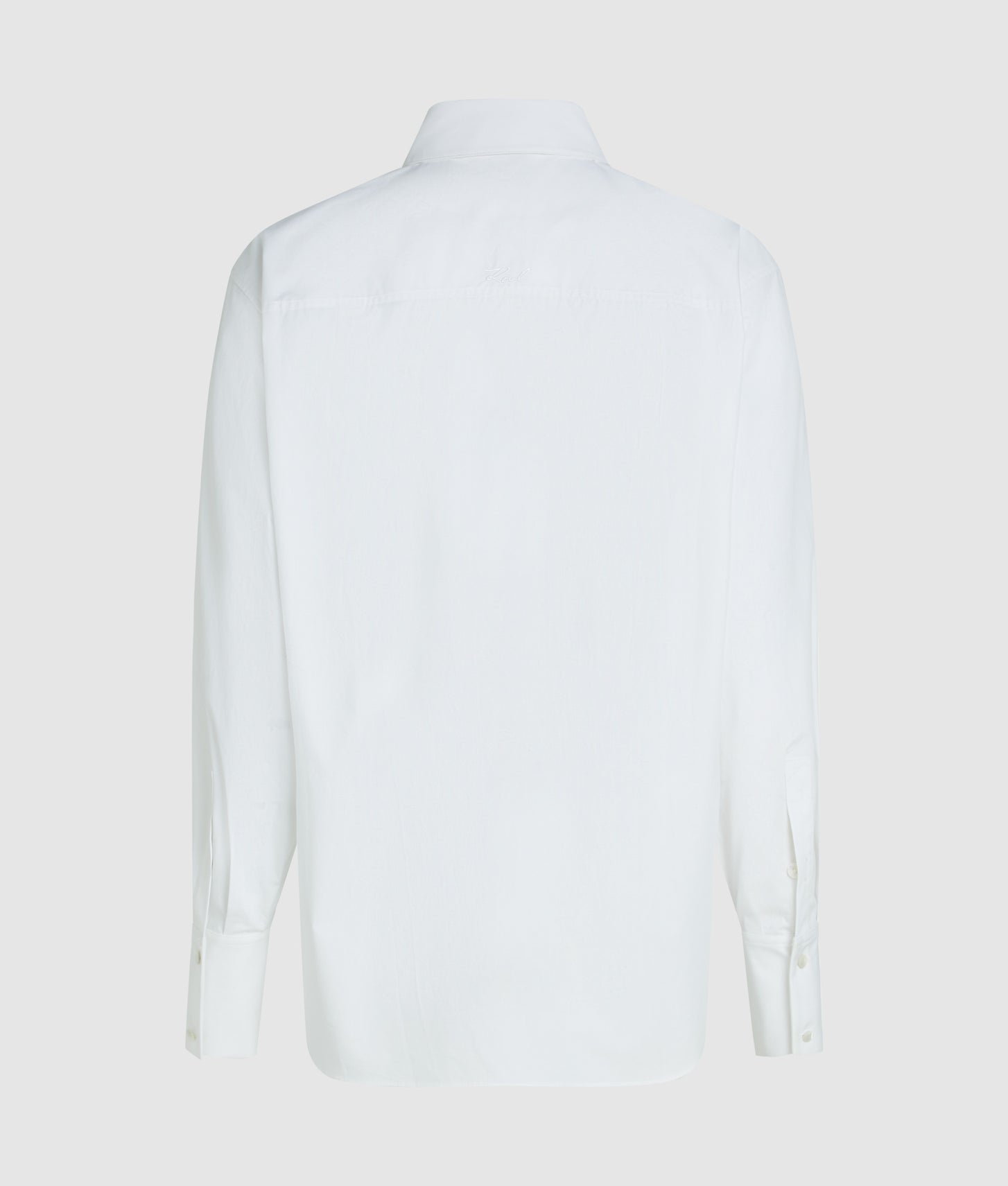 Karl Lagerfeld Signature Poplin Shirt White