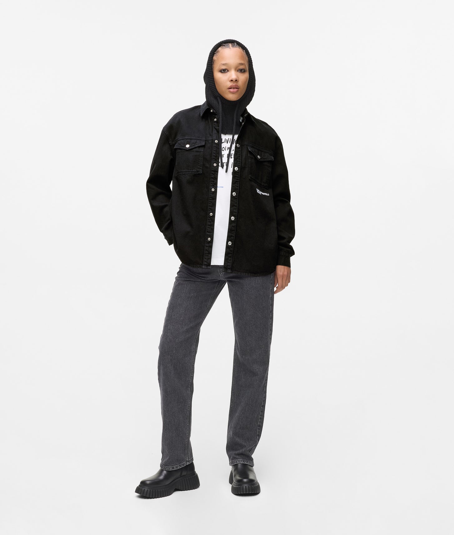 Karl Lagerfeld Overshirt Black