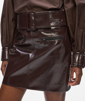 KarlLagerfeld Ksignature Studs Crossbody Pouch Black-Nickel