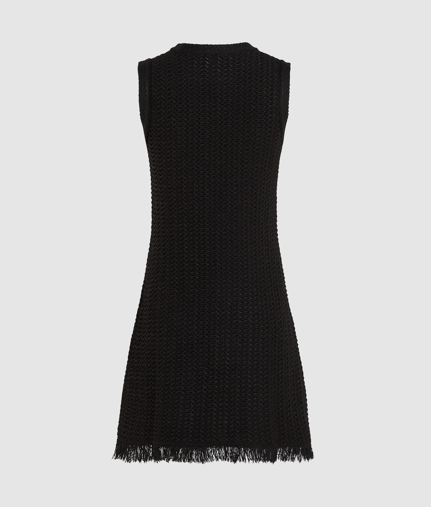 Karl Lagerfeld Textured Knit Dress Black