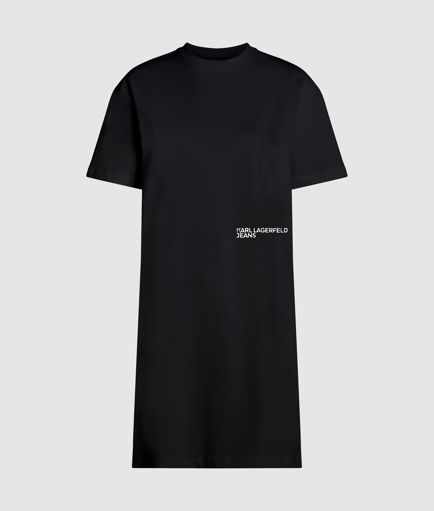 Karl Lagerfeld Karl Quote T-Shirt Dress Black