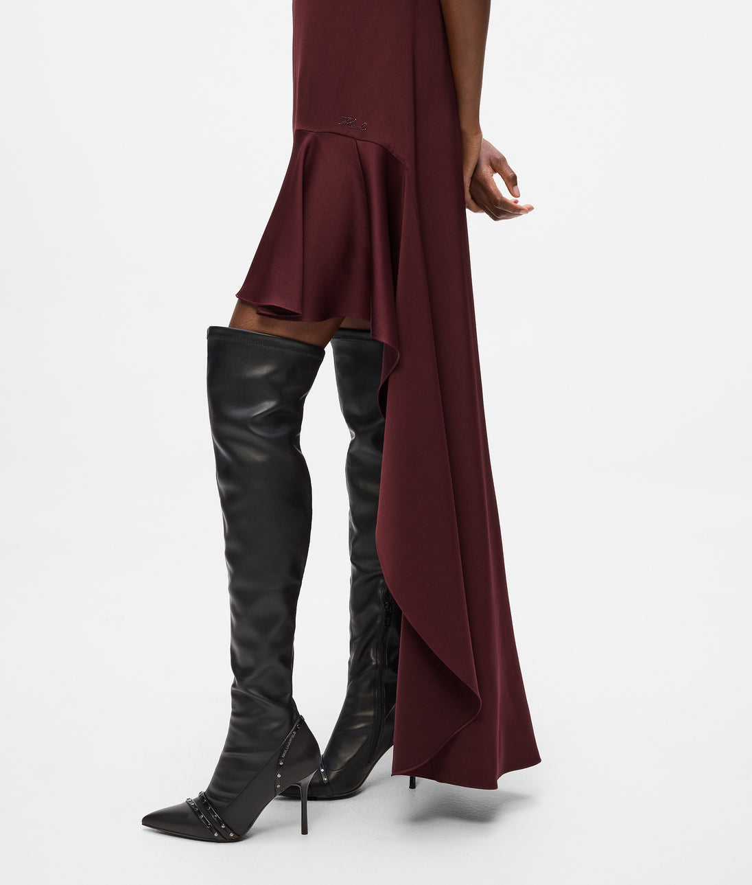 KarlLagerfeld Kkuilt Small Crossbody Bag Black-Nickel