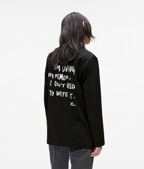Karl Lagerfeld Karl Quote Shirt White