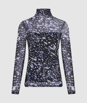 Karl Lagerfeld Lace-Up Midi Denim Skirt Stone Washed Black