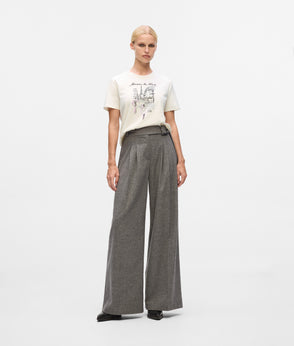 KarlLagerfeld Krocky Marais Small Tote Bag Black-Nickel