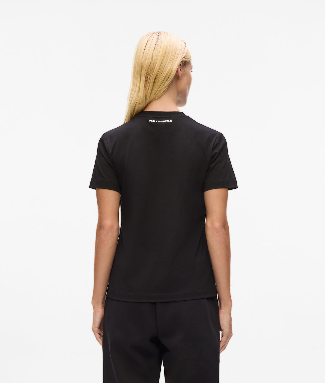 KarlLagerfeld Ikon Nylon Small Tote Bag Black