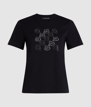 KarlLagerfeld Ikon Nylon Small Tote Bag Black