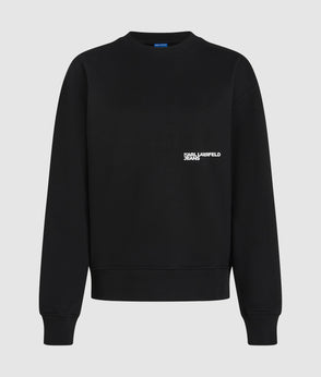 KarlLagerfeld Logo Shiny Camera Bag Black