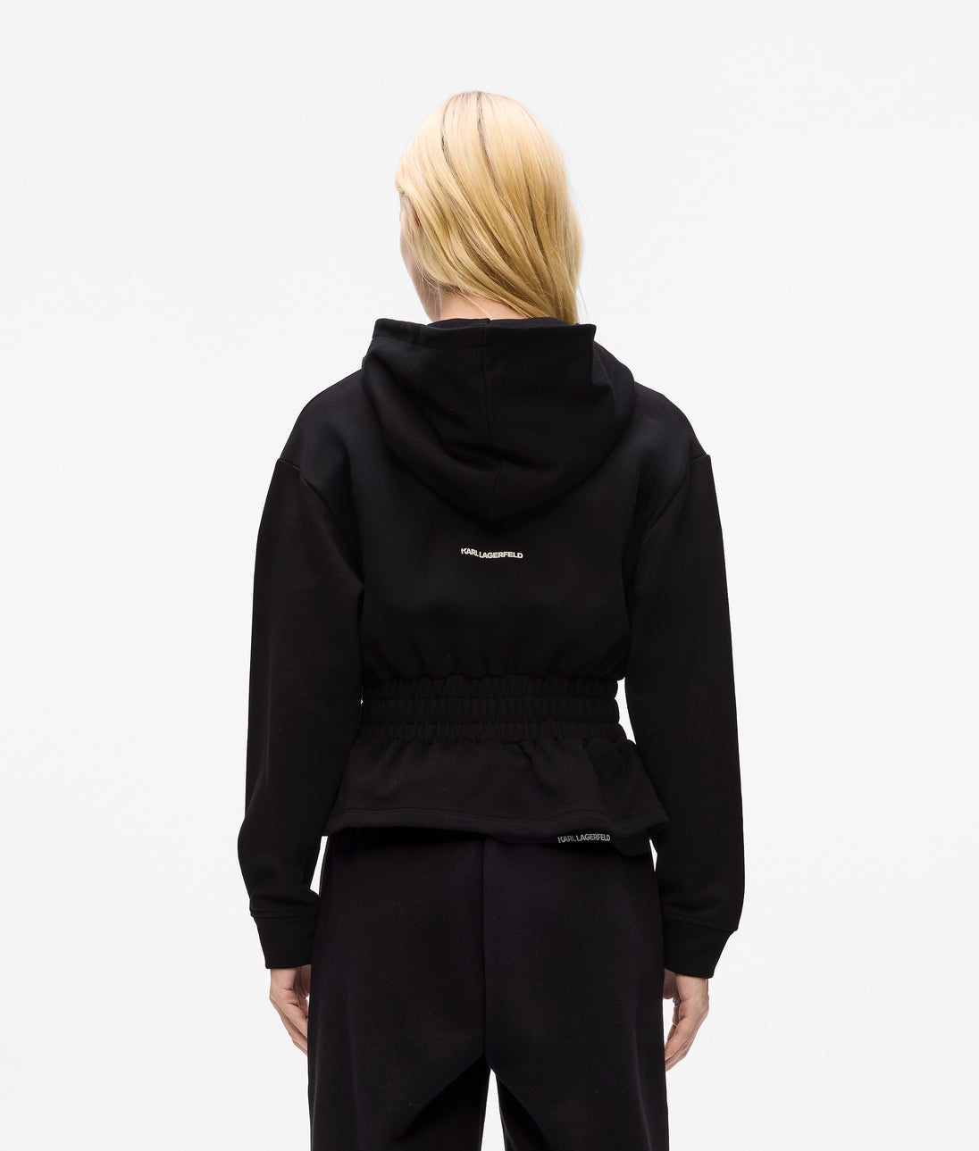 Karl Lagerfeld Ikon Cinched Sweatpants Black