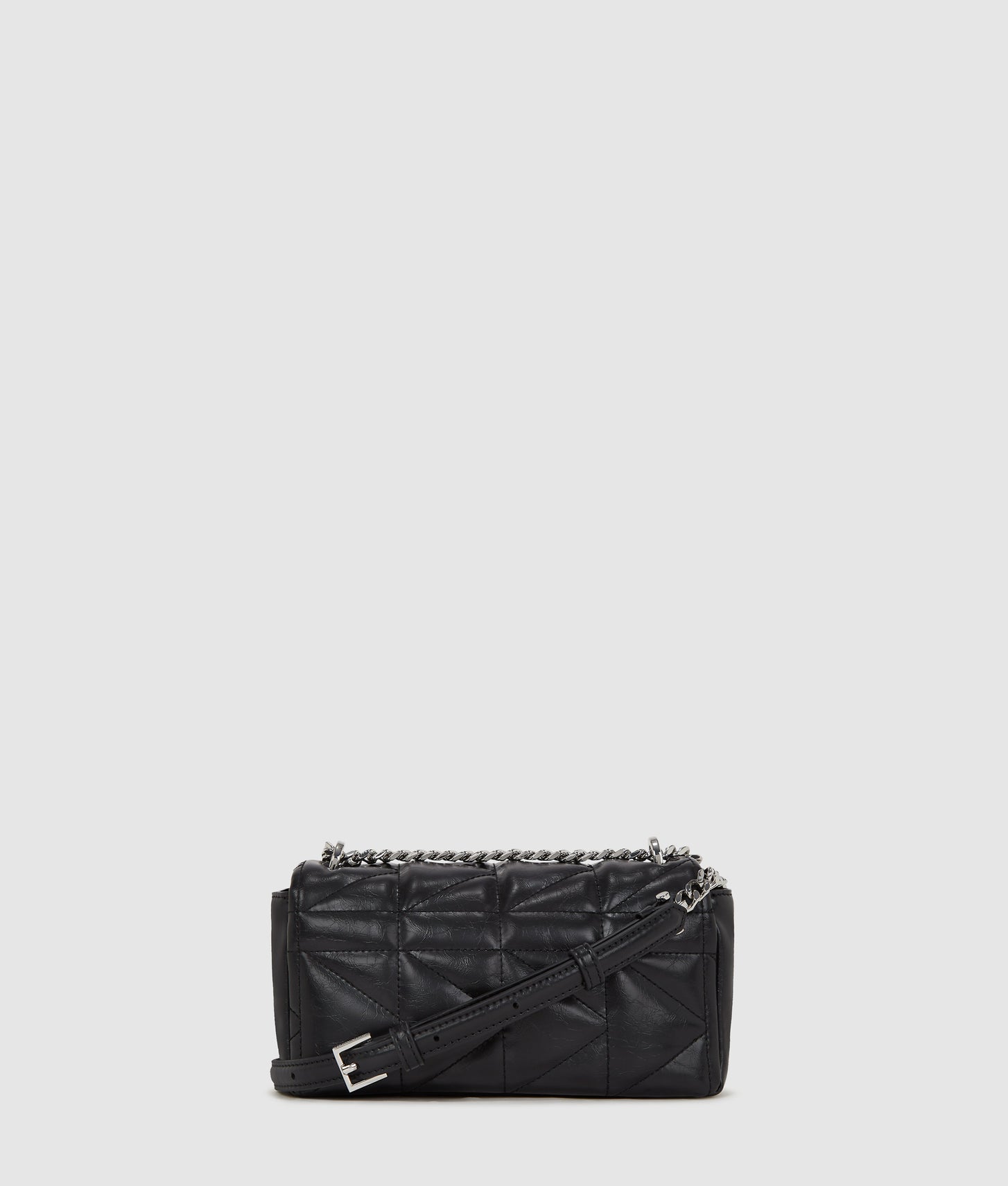 KarlLagerfeld Kkuilt Small Crossbody Bag Black-Nickel