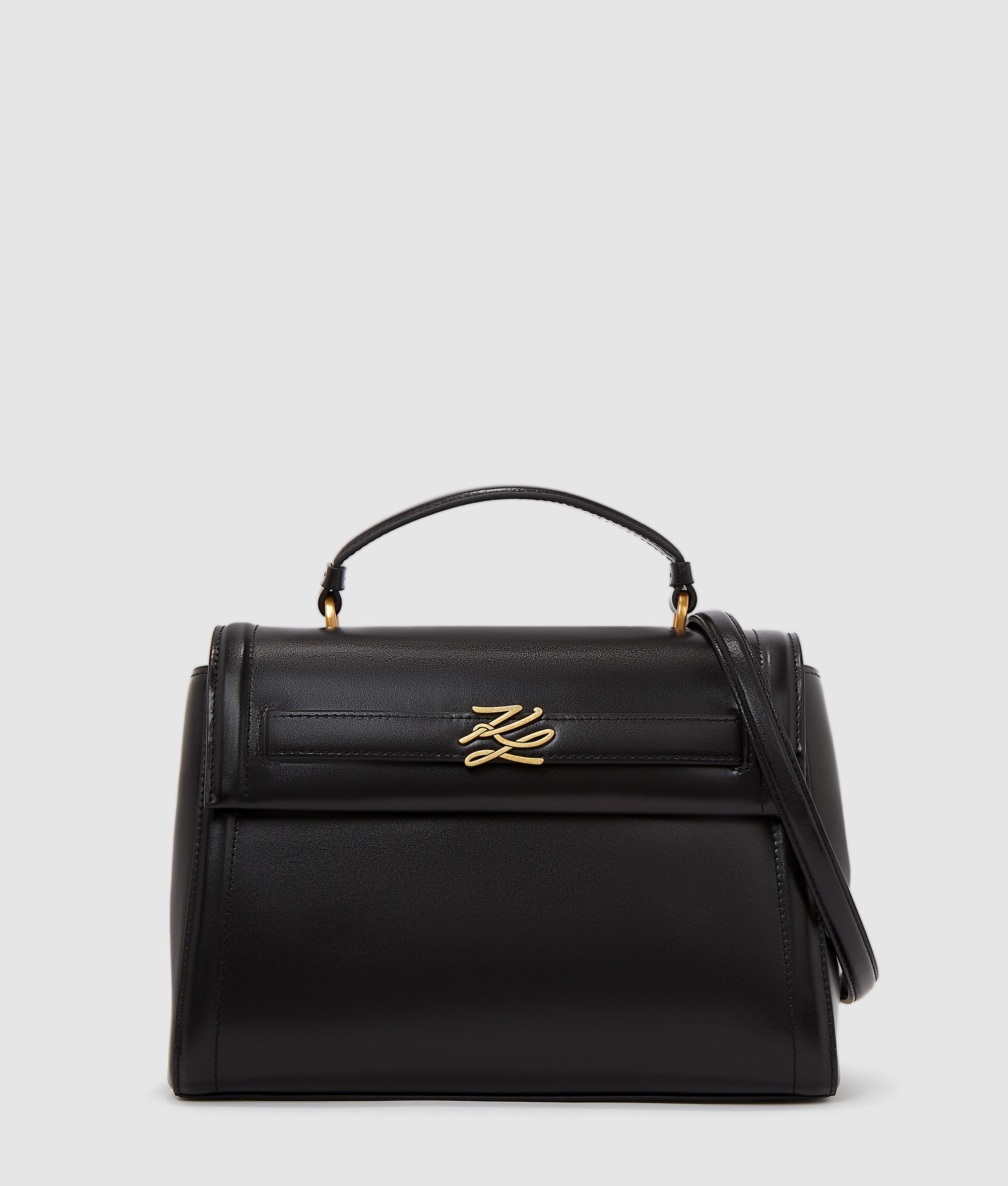 KarlLagerfeld Kautograph Top Handle Bag Black/Gold
