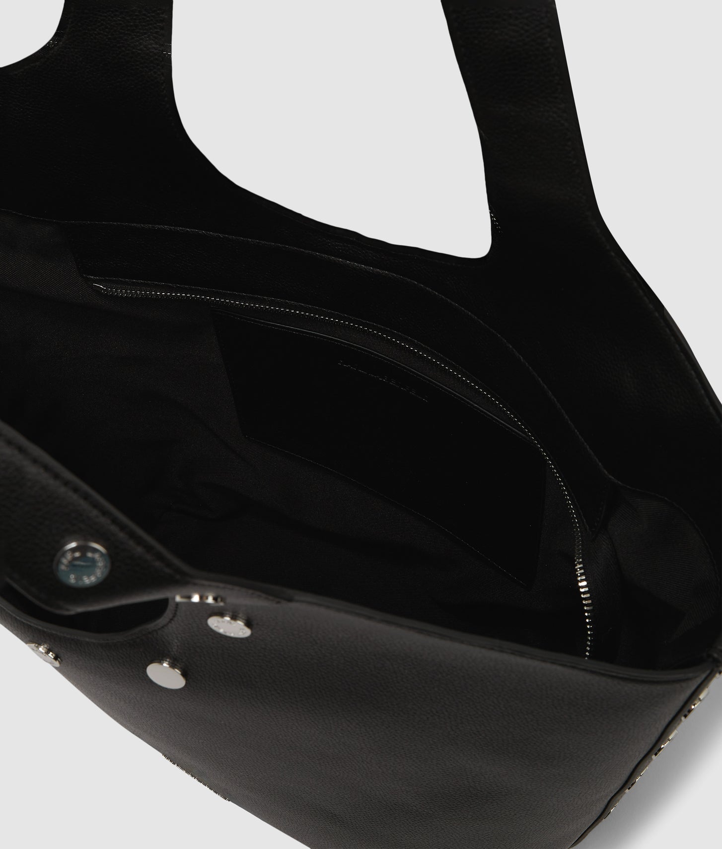 KarlLagerfeld Krocky Marais Medium Tote Bag Black-Nickel