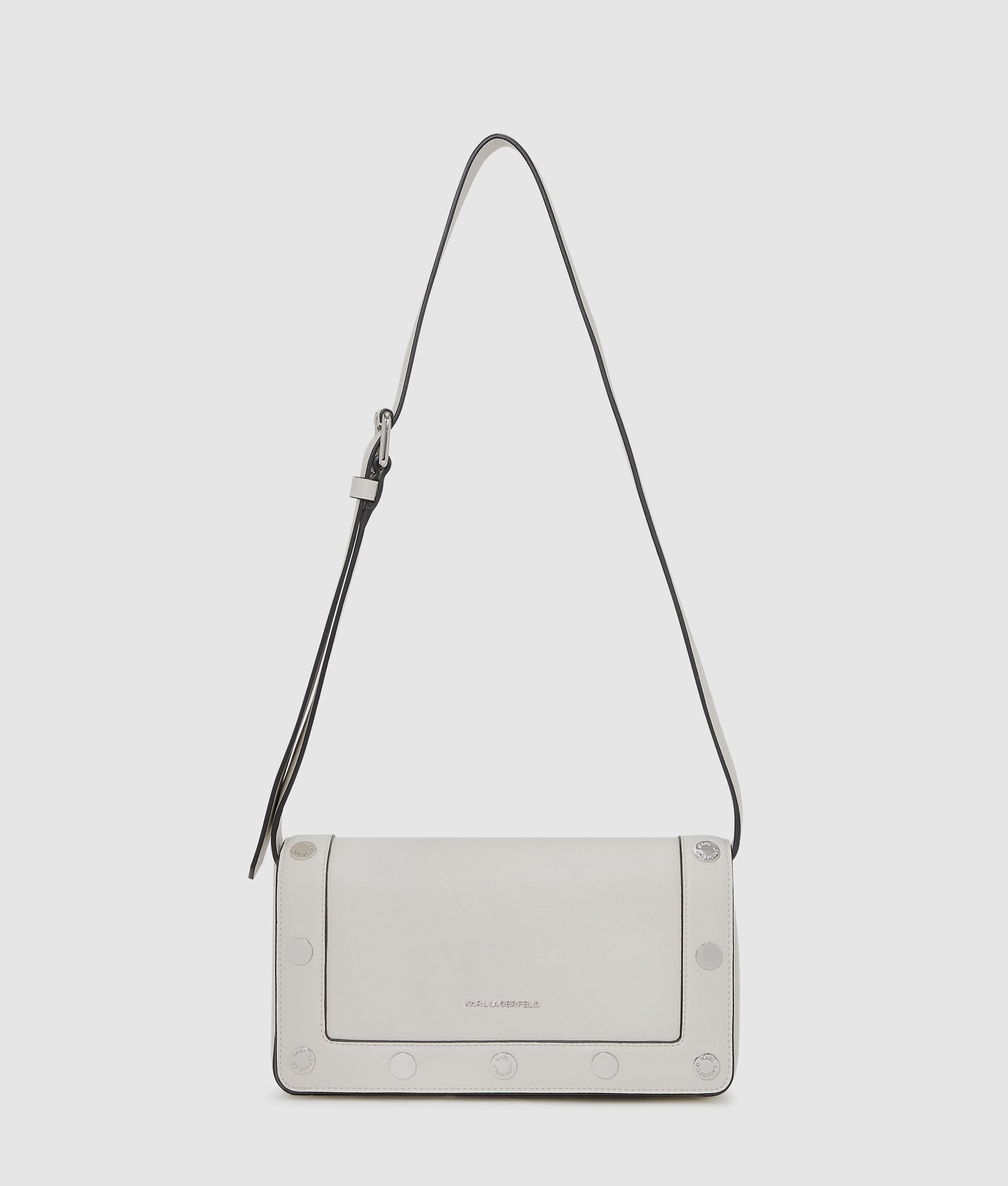 KarlLagerfeld Krocky Marais Shoulder Bag Cement