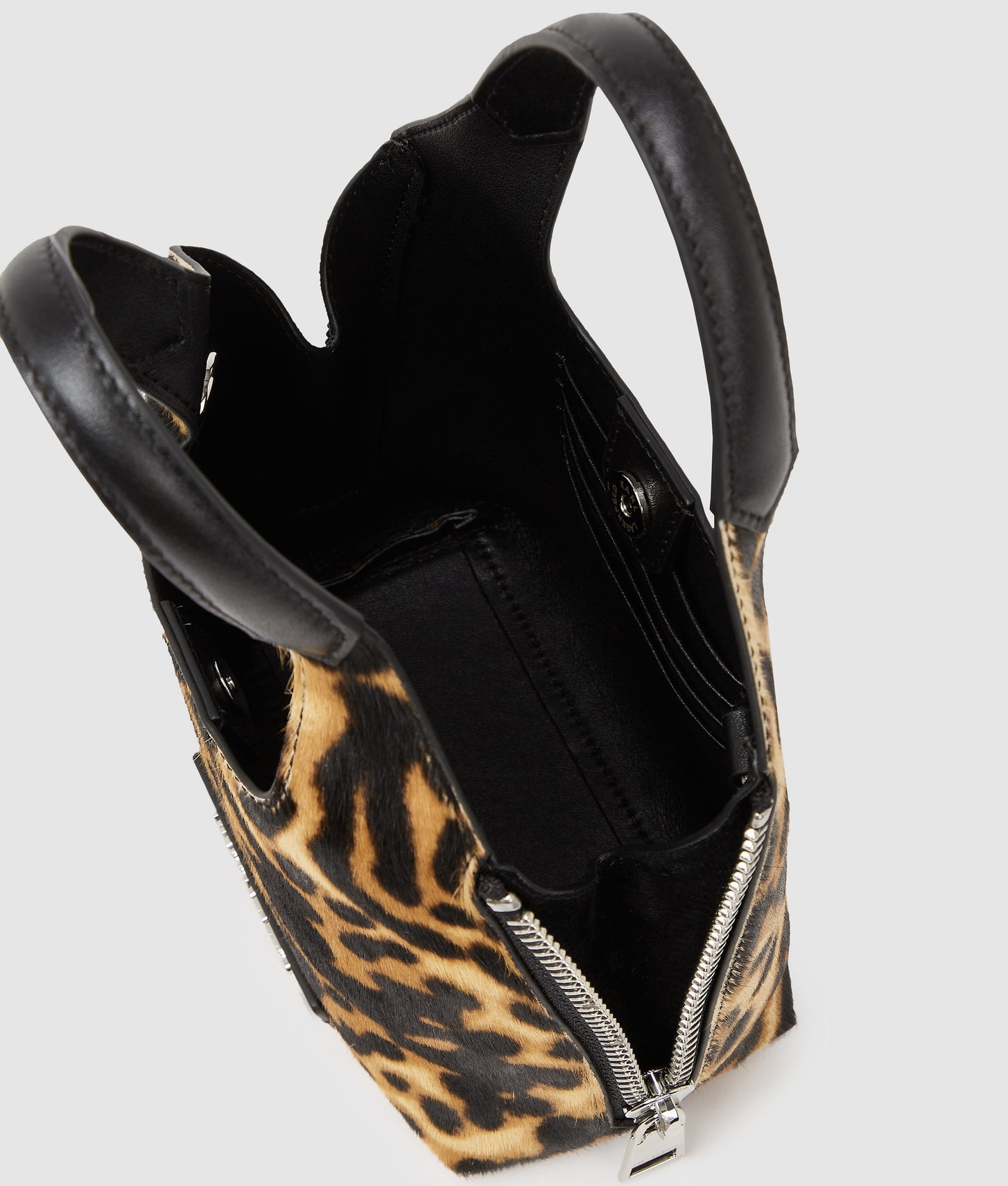 KarlLagerfeld Khardware Mini Leopard Tote Bag Leopard