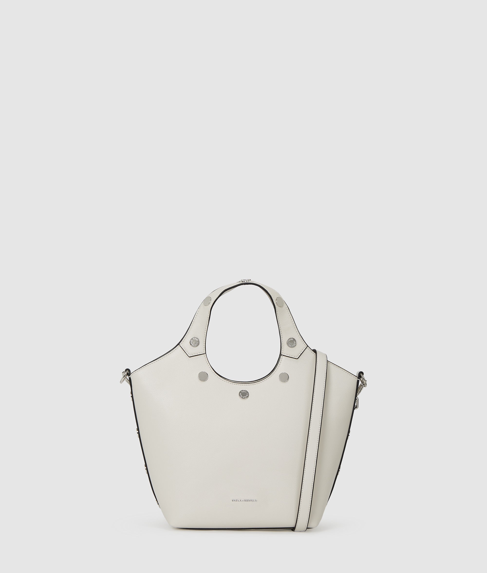 KarlLagerfeld Krocky Marais Small Tote Bag Cement