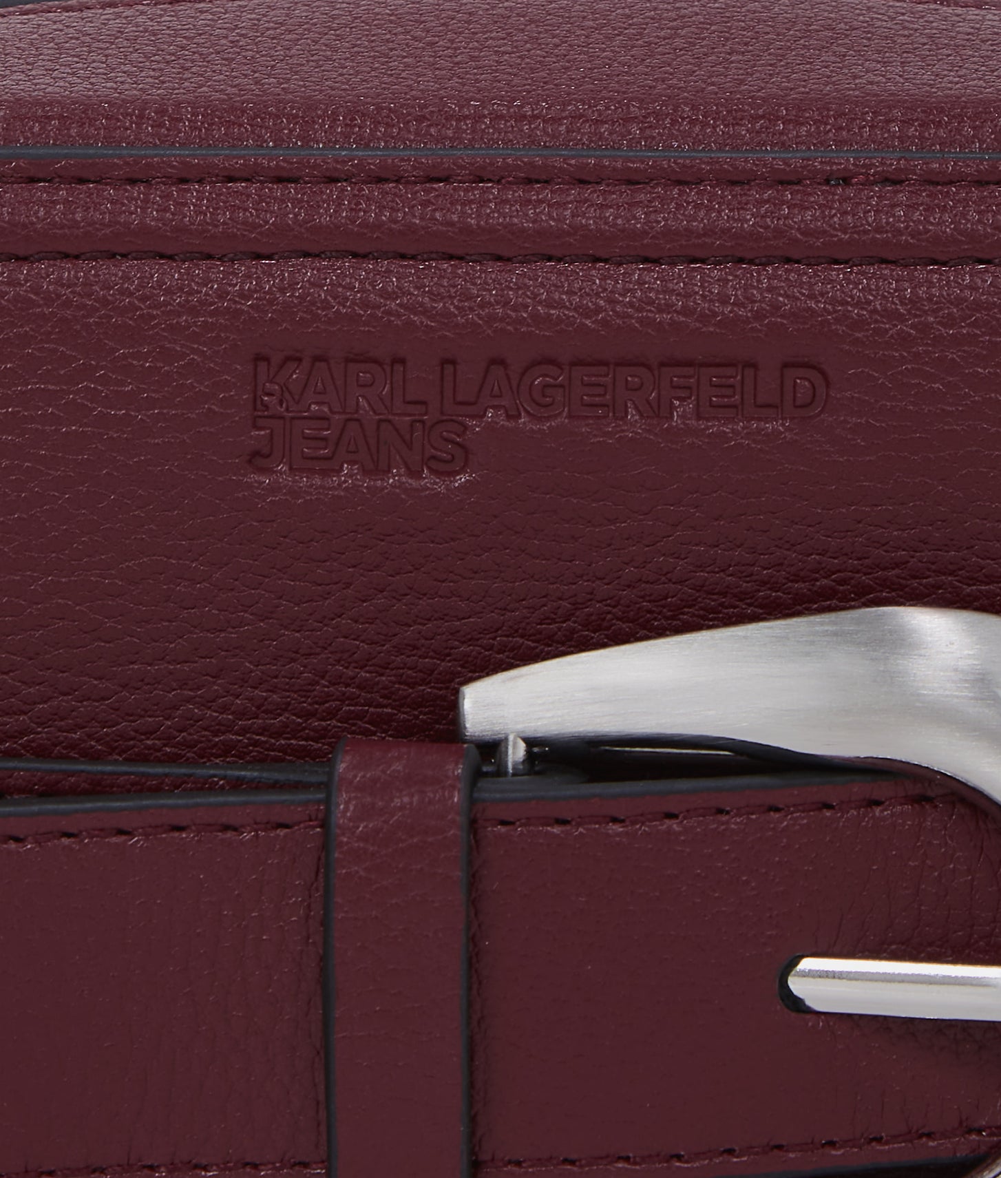 KarlLagerfeld Western Camera Bag Zinfandel