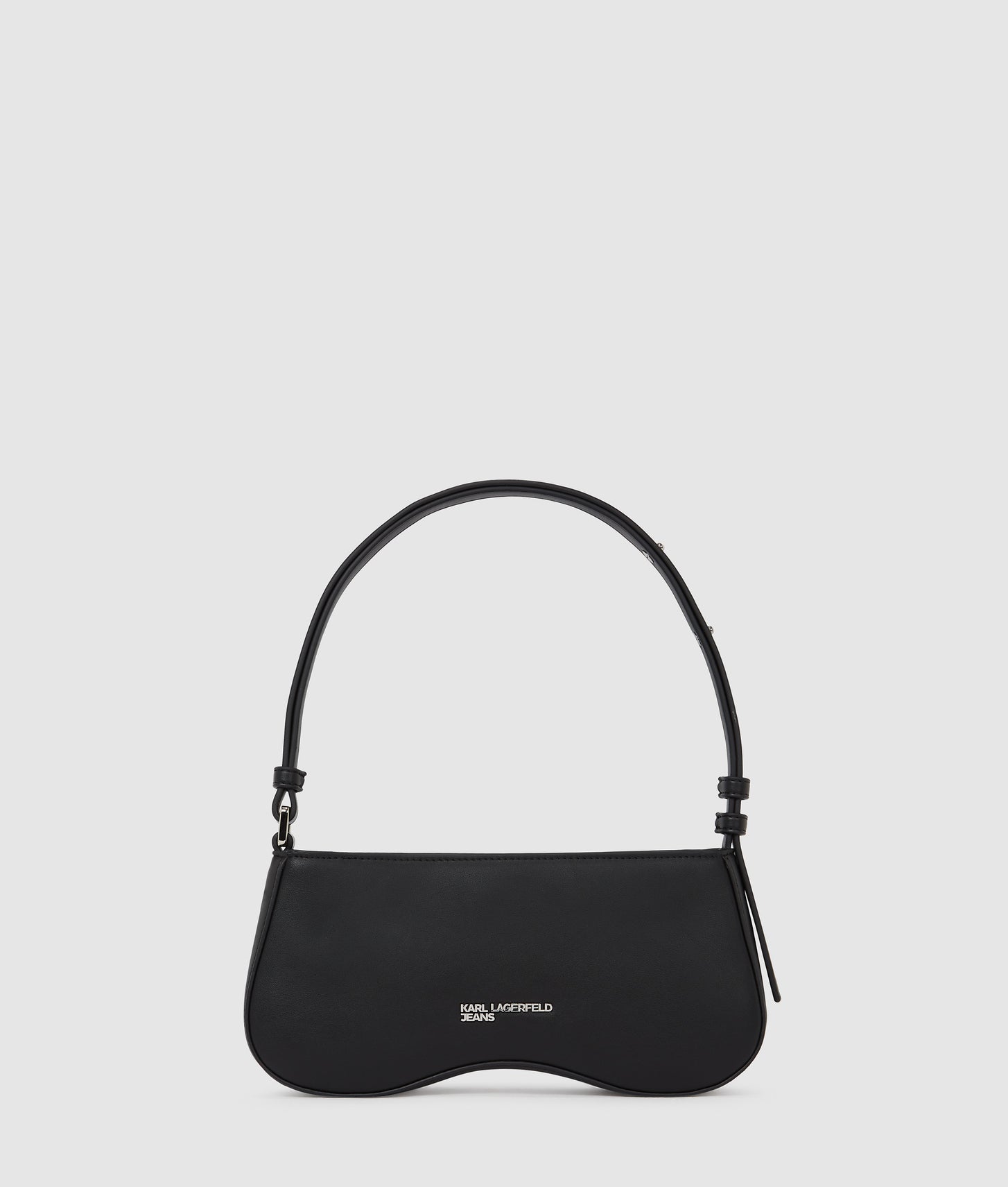 KarlLagerfeld Sunglasses Studded Shoulder Bag Black