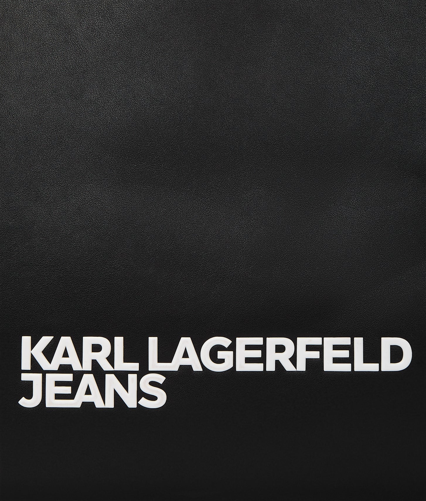 KarlLagerfeld Shearling Tote Bag Black/White