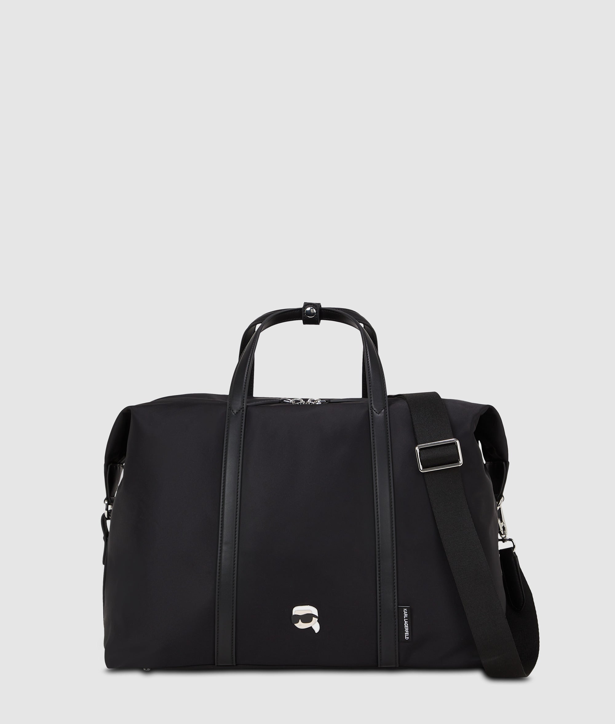 KarlLagerfeld Ikon Weekender Bag Black