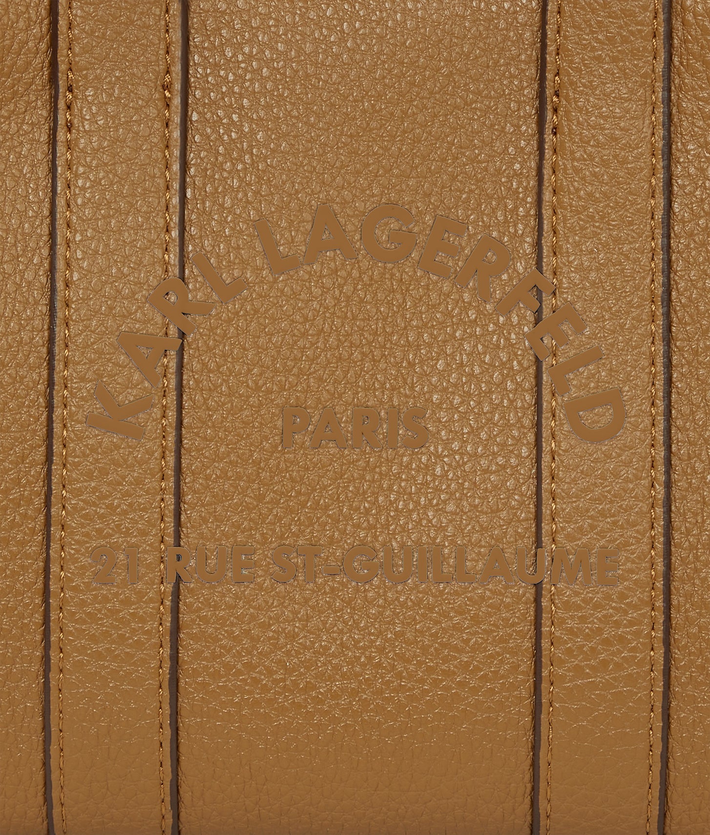KarlLagerfeld Rue St-Guillaume Mini Tote Bag Caramel