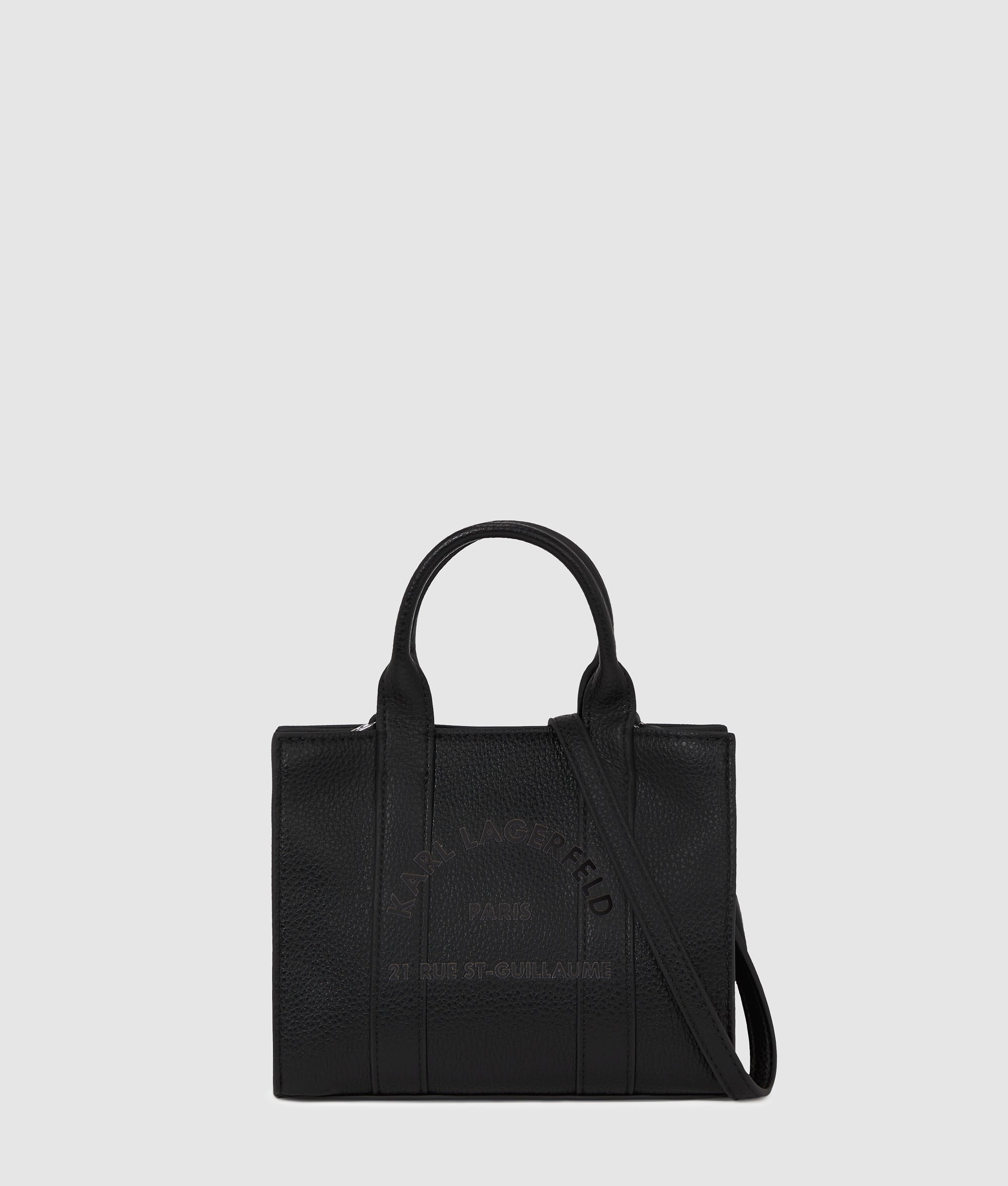 KarlLagerfeld Rue St-Guillaume Mini Tote Bag Black