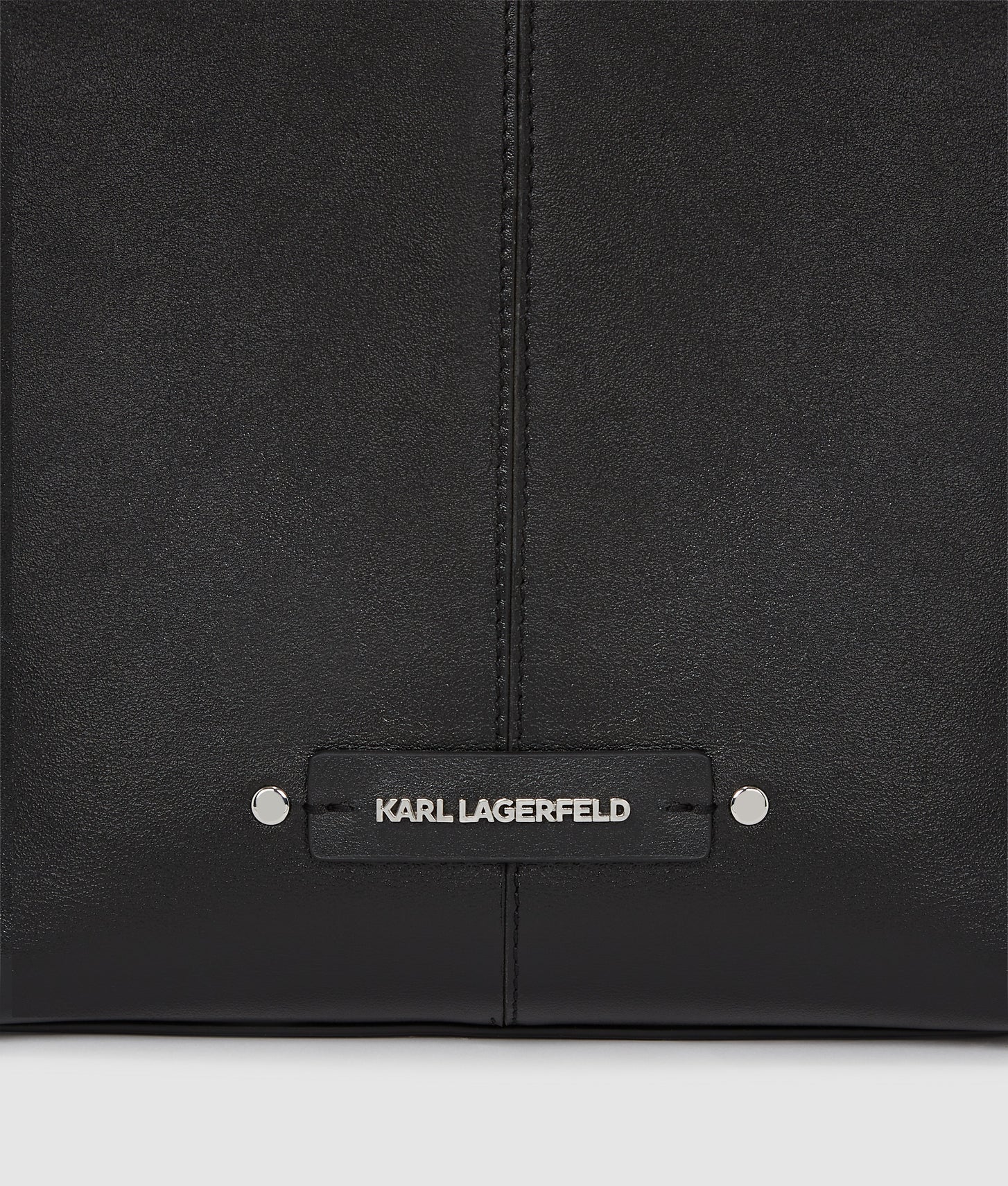KarlLagerfeld Khardware Small Tote Bag Black-Nickel