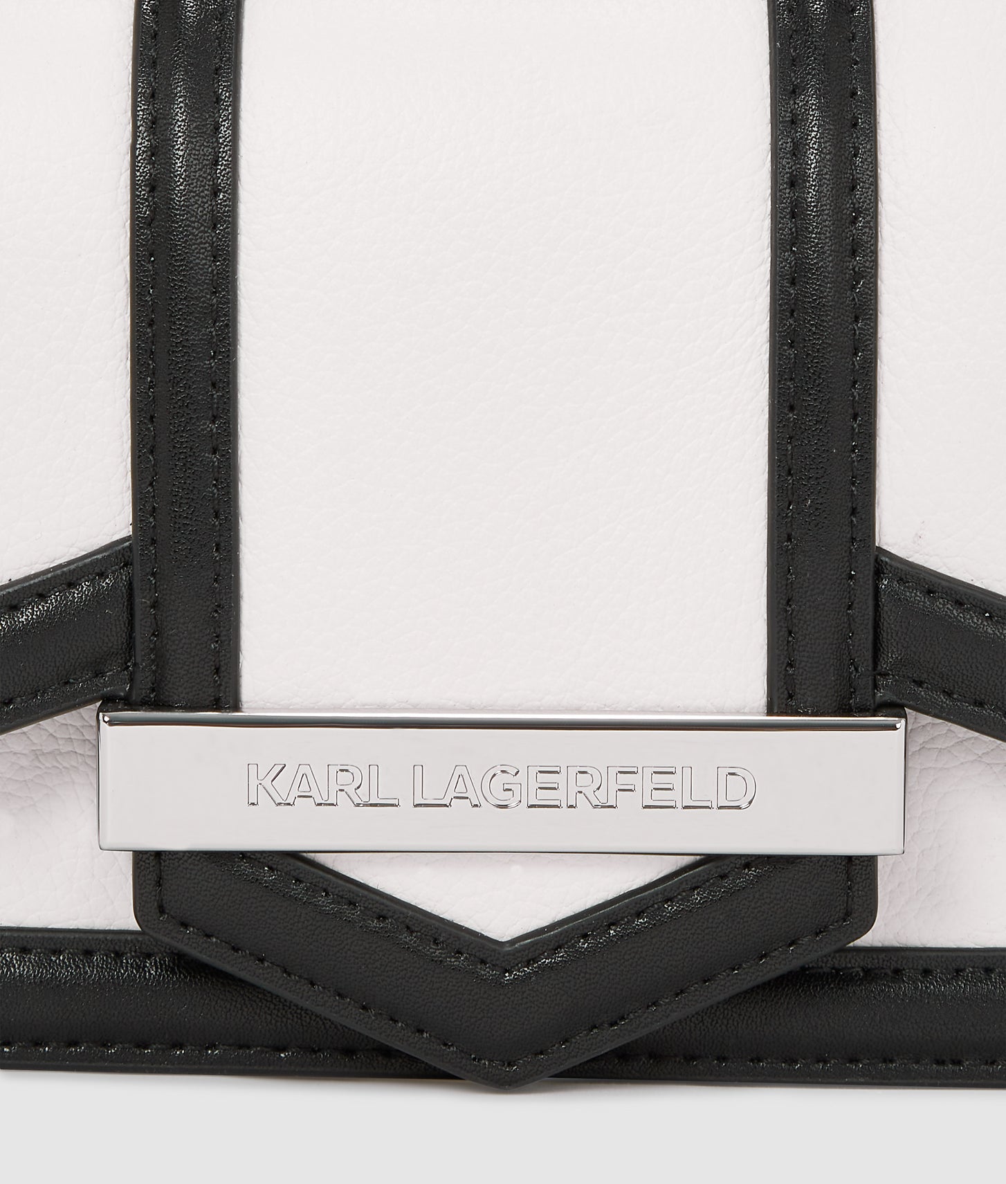 KarlLagerfeld Knova Small Crossbody Bag White/Black