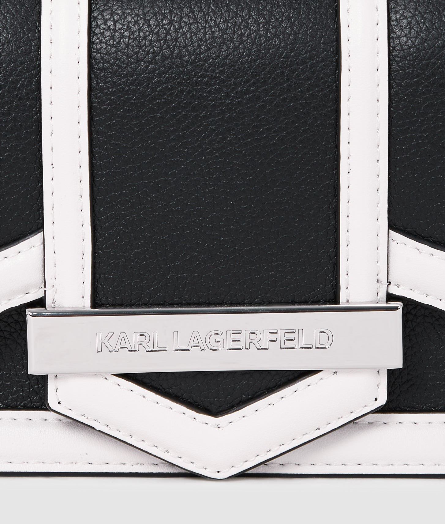 KarlLagerfeld Knova Small Crossbody Bag Black/White
