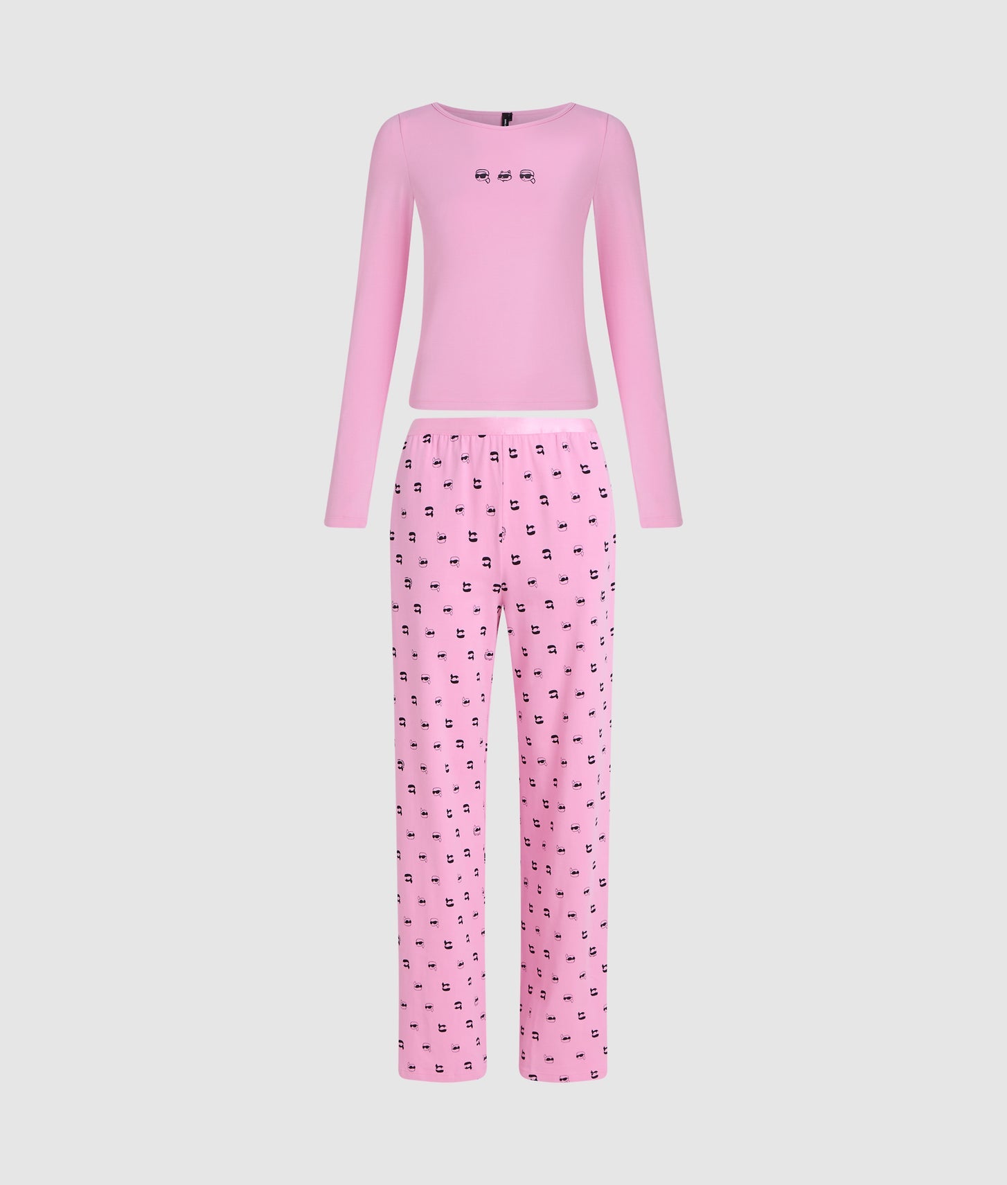 Karl Lagerfeld Ikon Pajama Set Begonia Pink