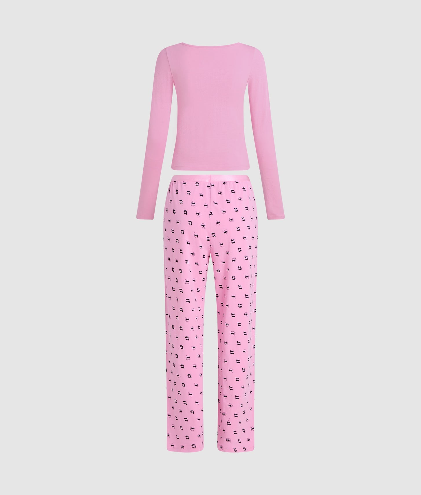 Karl Lagerfeld Ikon Pajama Set Begonia Pink