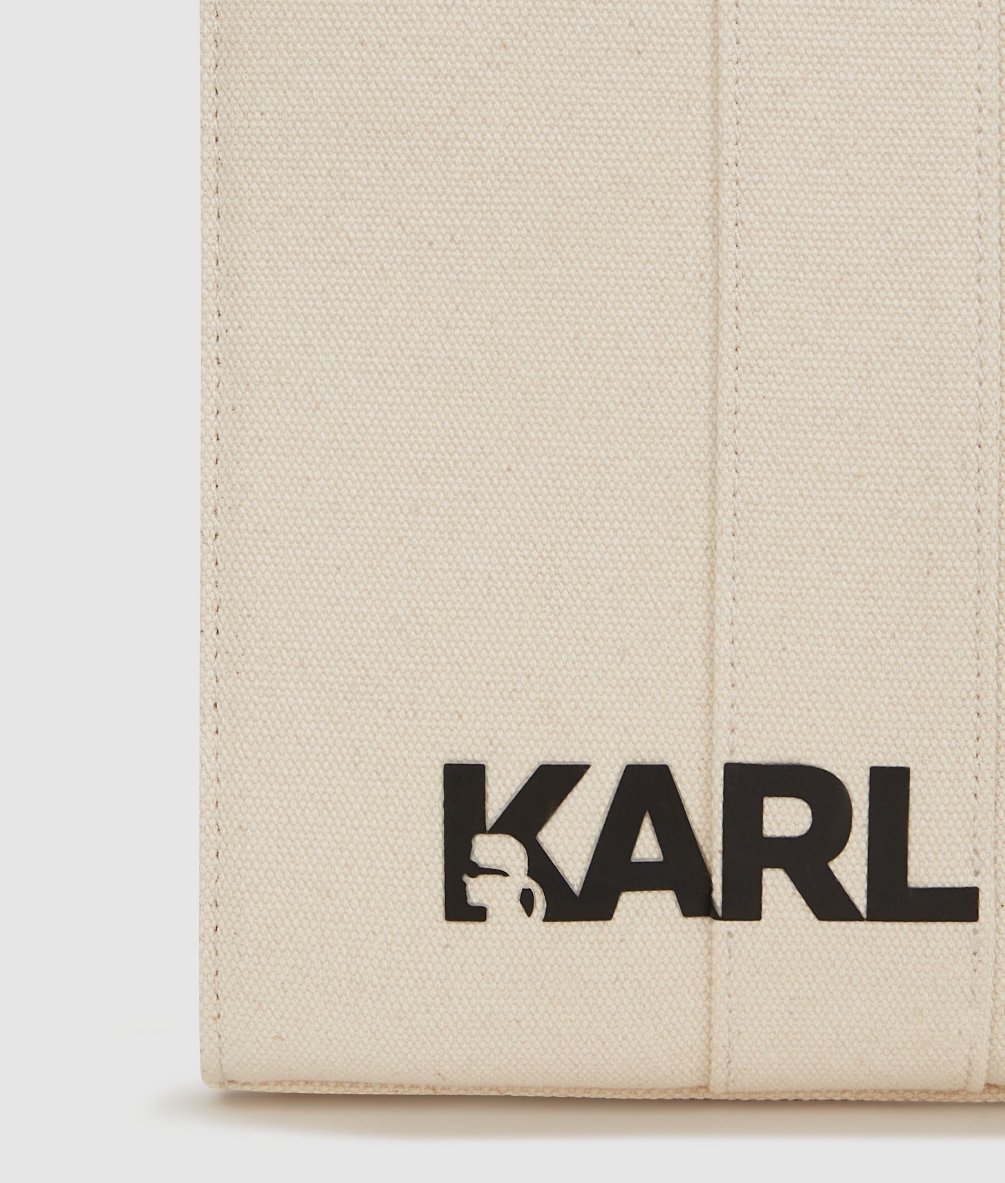 KarlLagerfeld Ikon Choupette Medium Tote Bag Natural