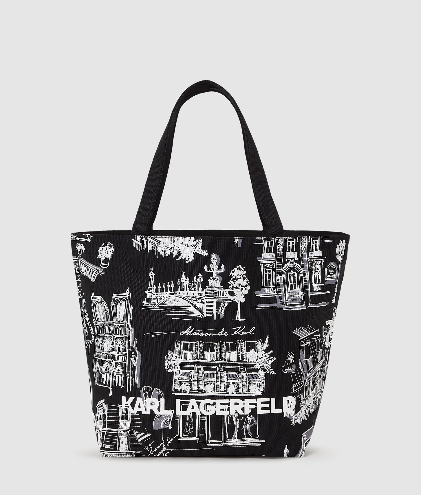 KarlLagerfeld Maison De Karl Reversible Shopper Black