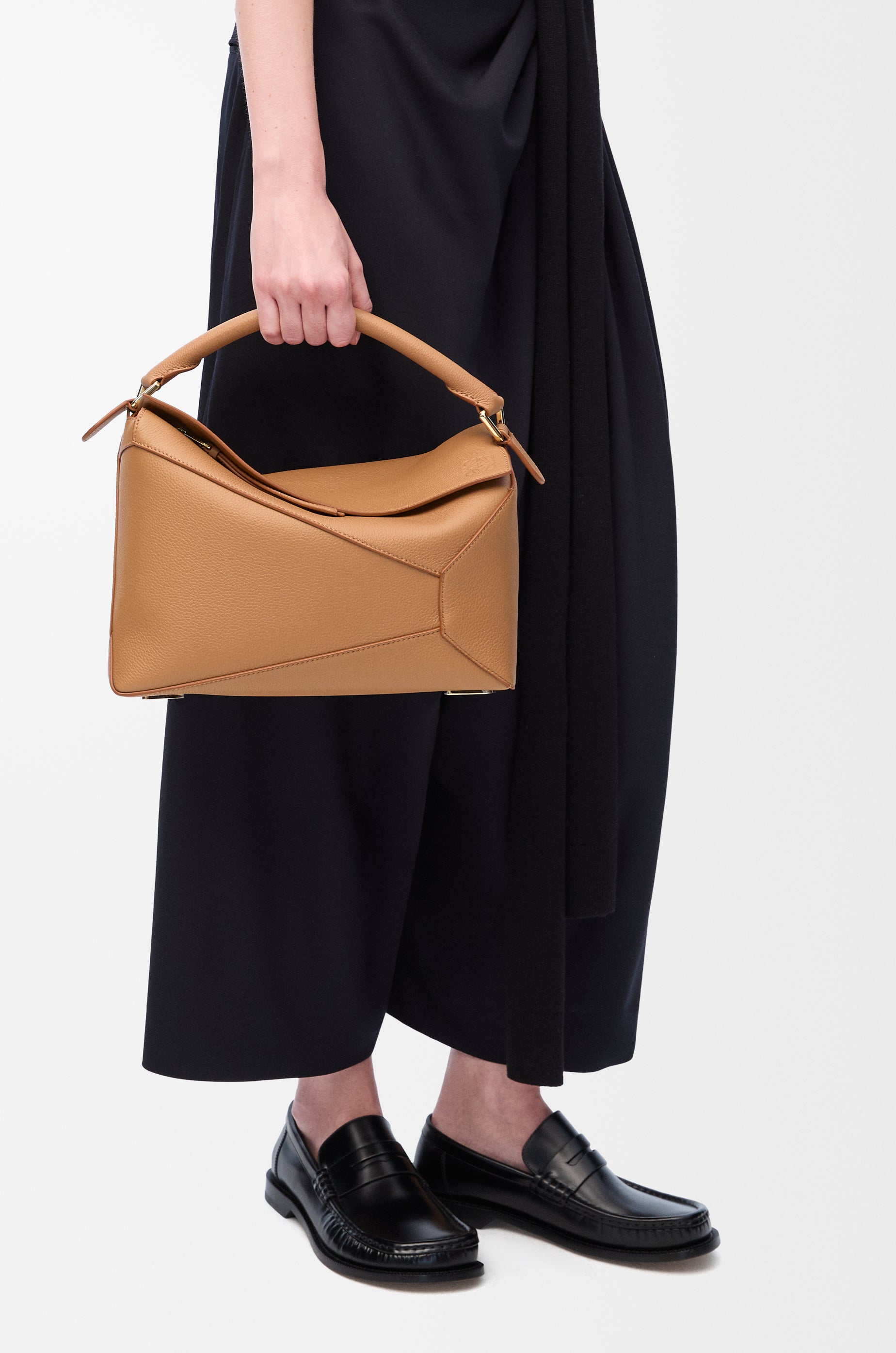Loewe Medium Puzzle Edge bag in soft grained calfskin