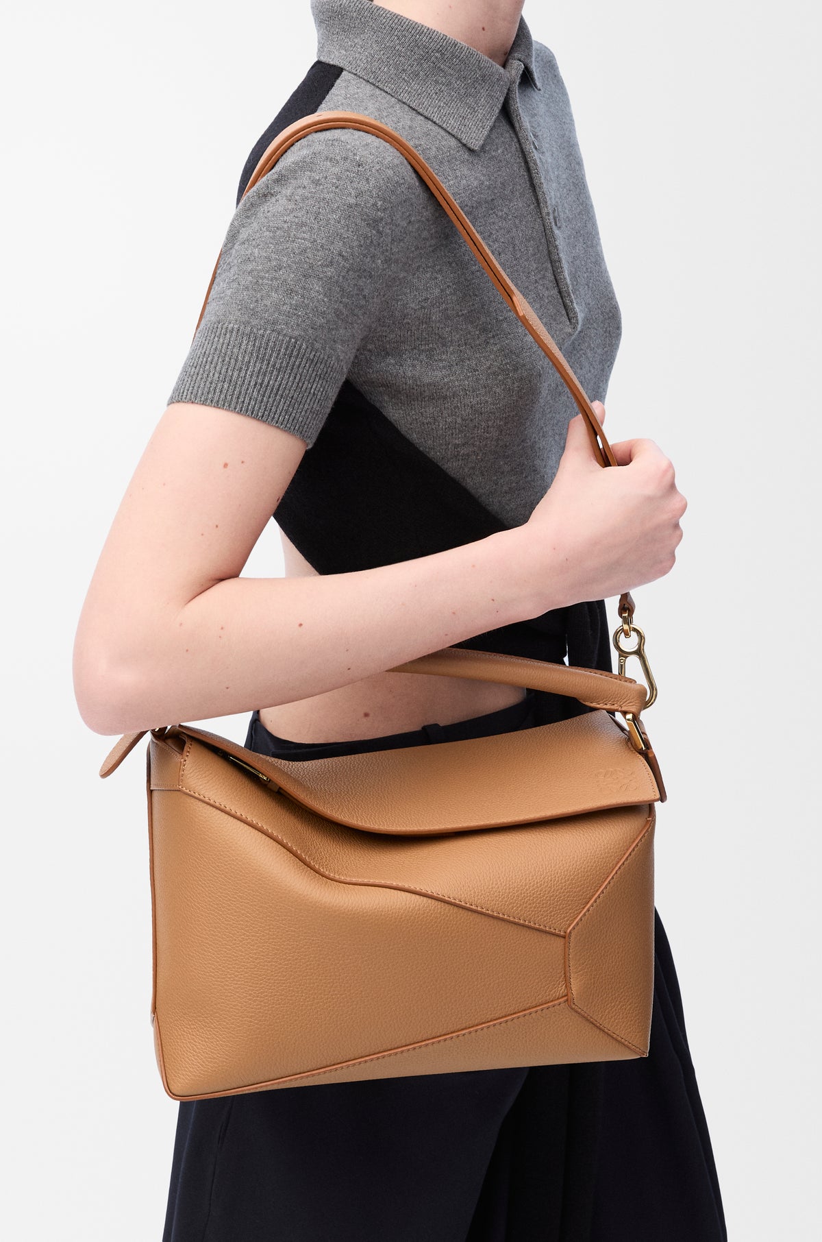 Loewe Medium Puzzle Edge bag in soft grained calfskin