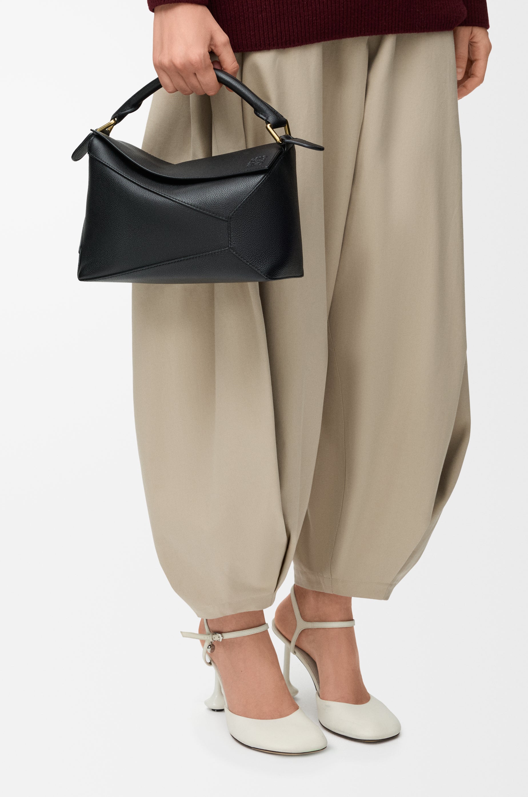 Loewe Small Puzzle Edge bag in soft grained calfskin