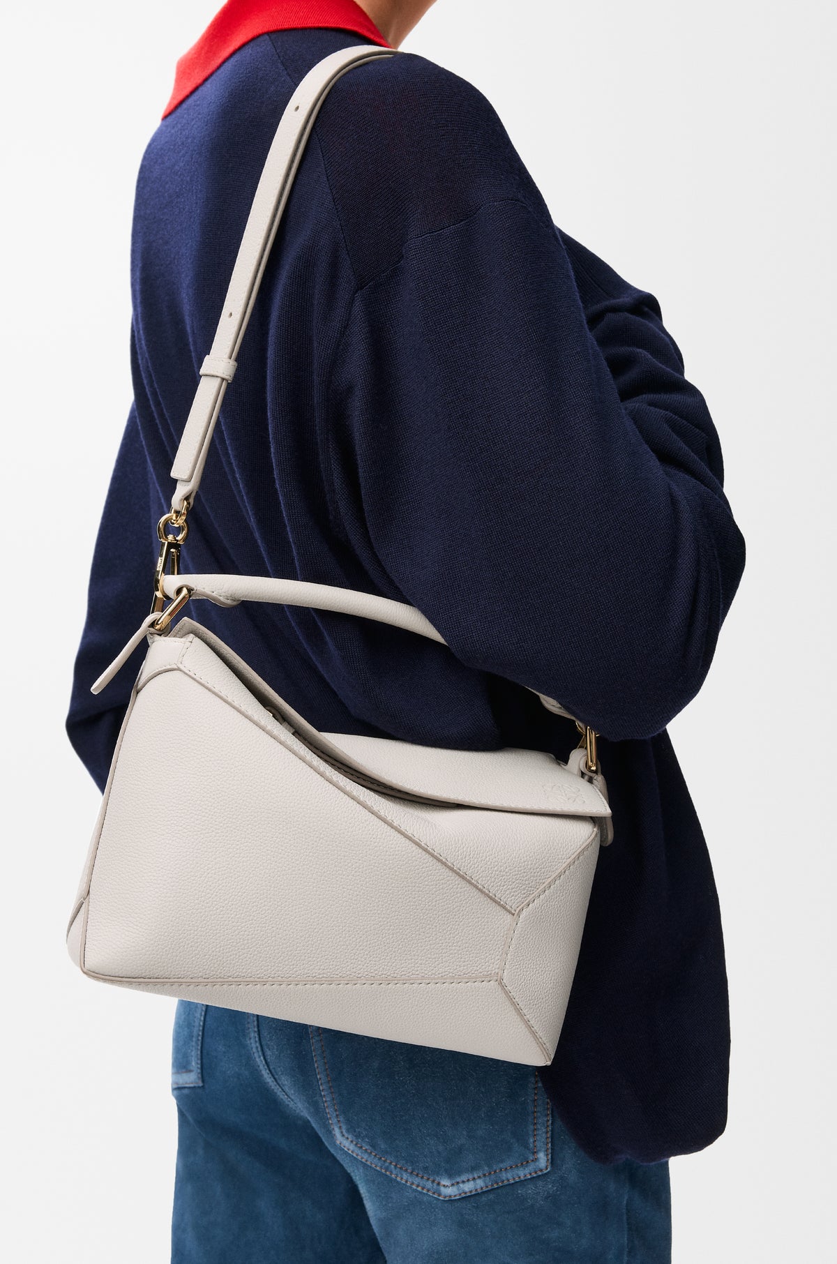 Loewe Small Puzzle Edge bag in soft grained calfskin