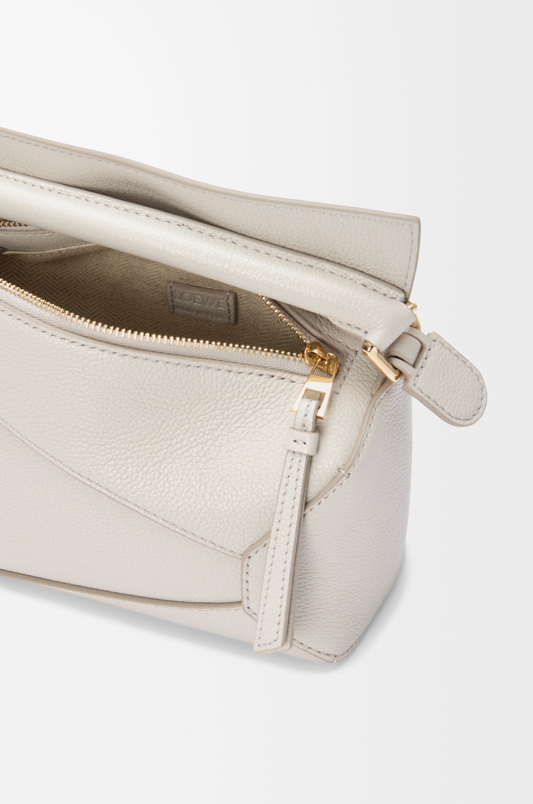 Loewe Mini Puzzle Edge bag in soft grained calfskin