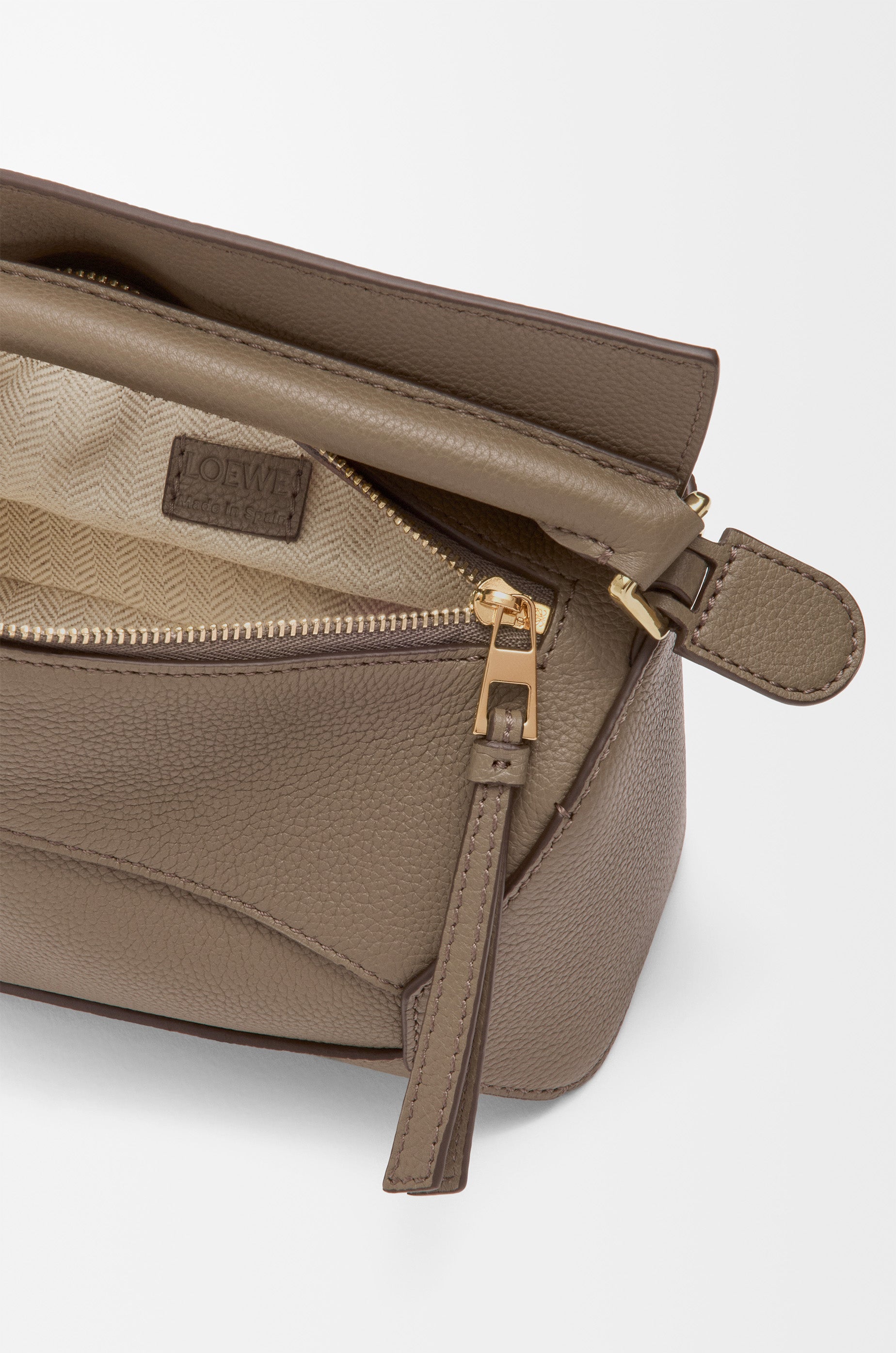 Loewe Mini Puzzle Edge bag in soft grained calfskin