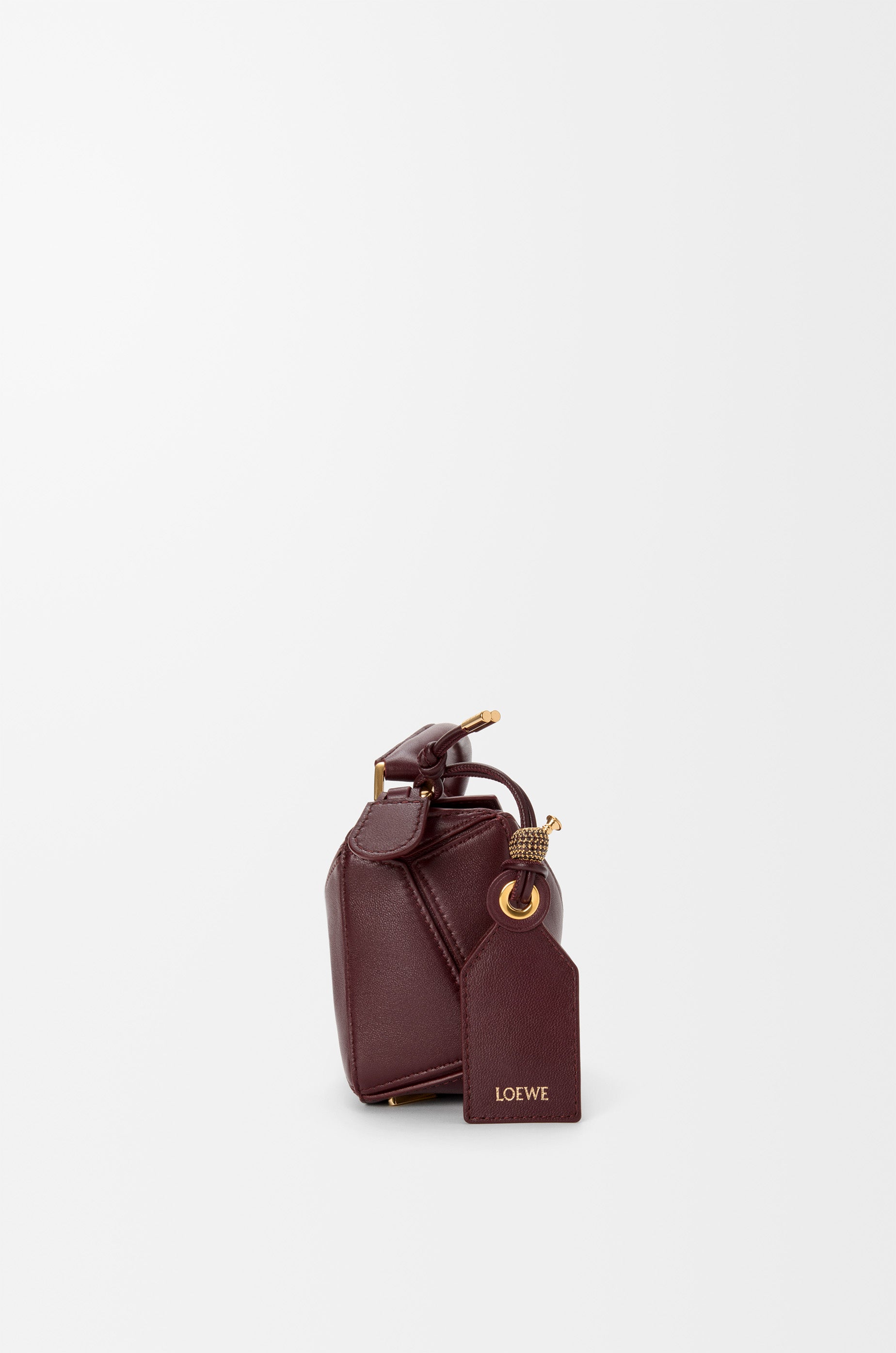 Loewe Mini Featherlight Puzzle bag in mellow nappa lambskin