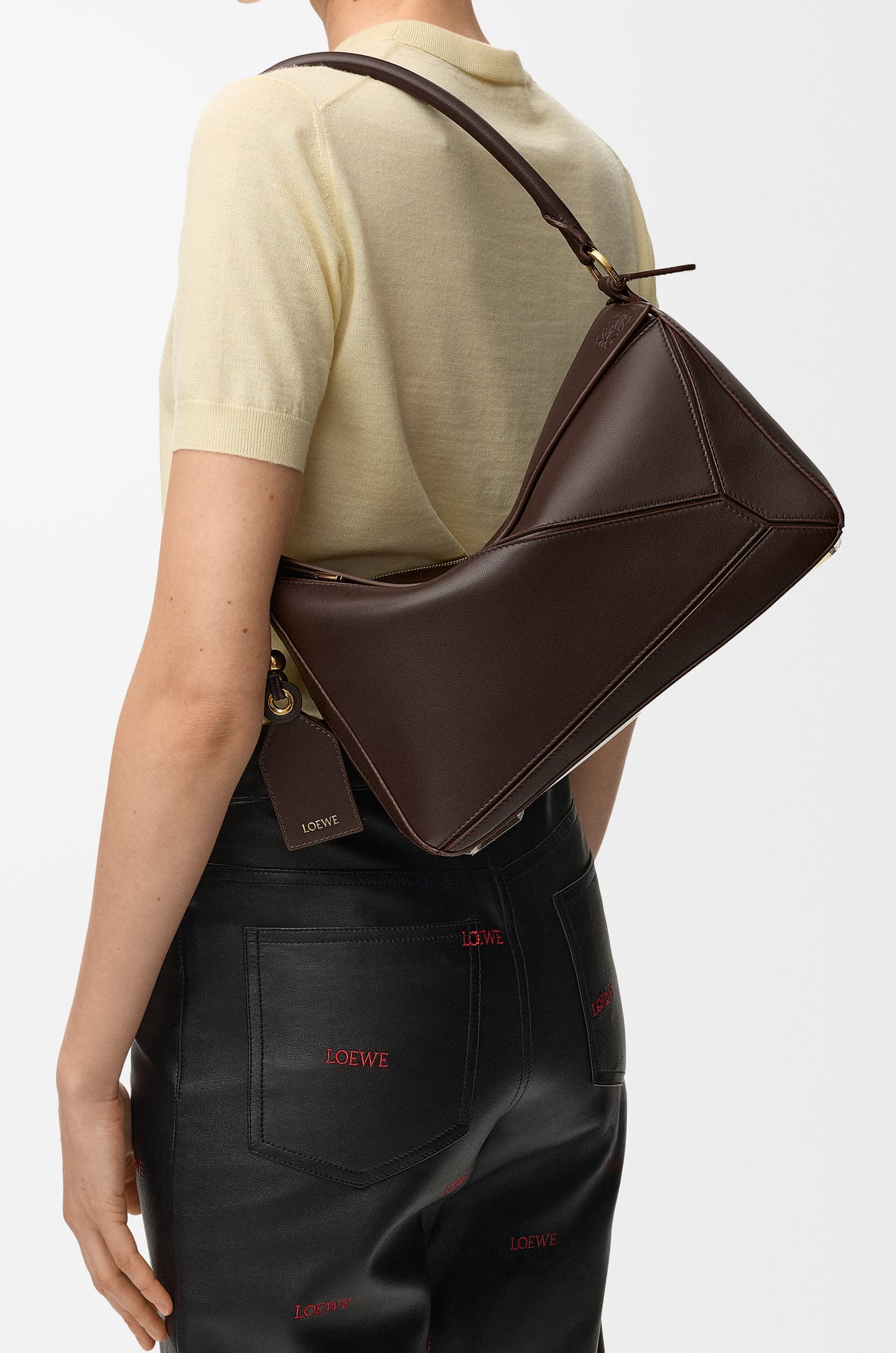 Loewe Medium Featherlight Puzzle bag in nappa lambskin