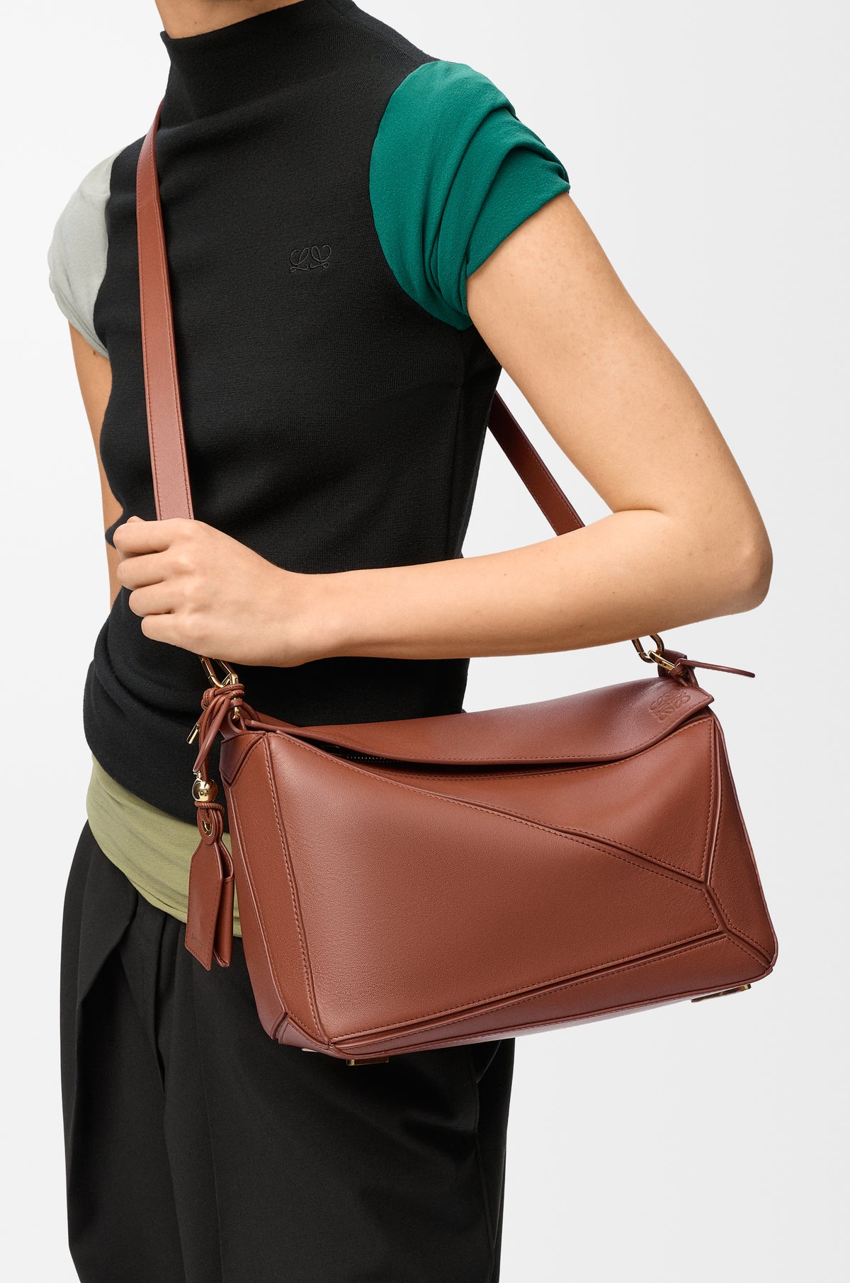 Loewe Medium Featherlight Puzzle bag in nappa lambskin