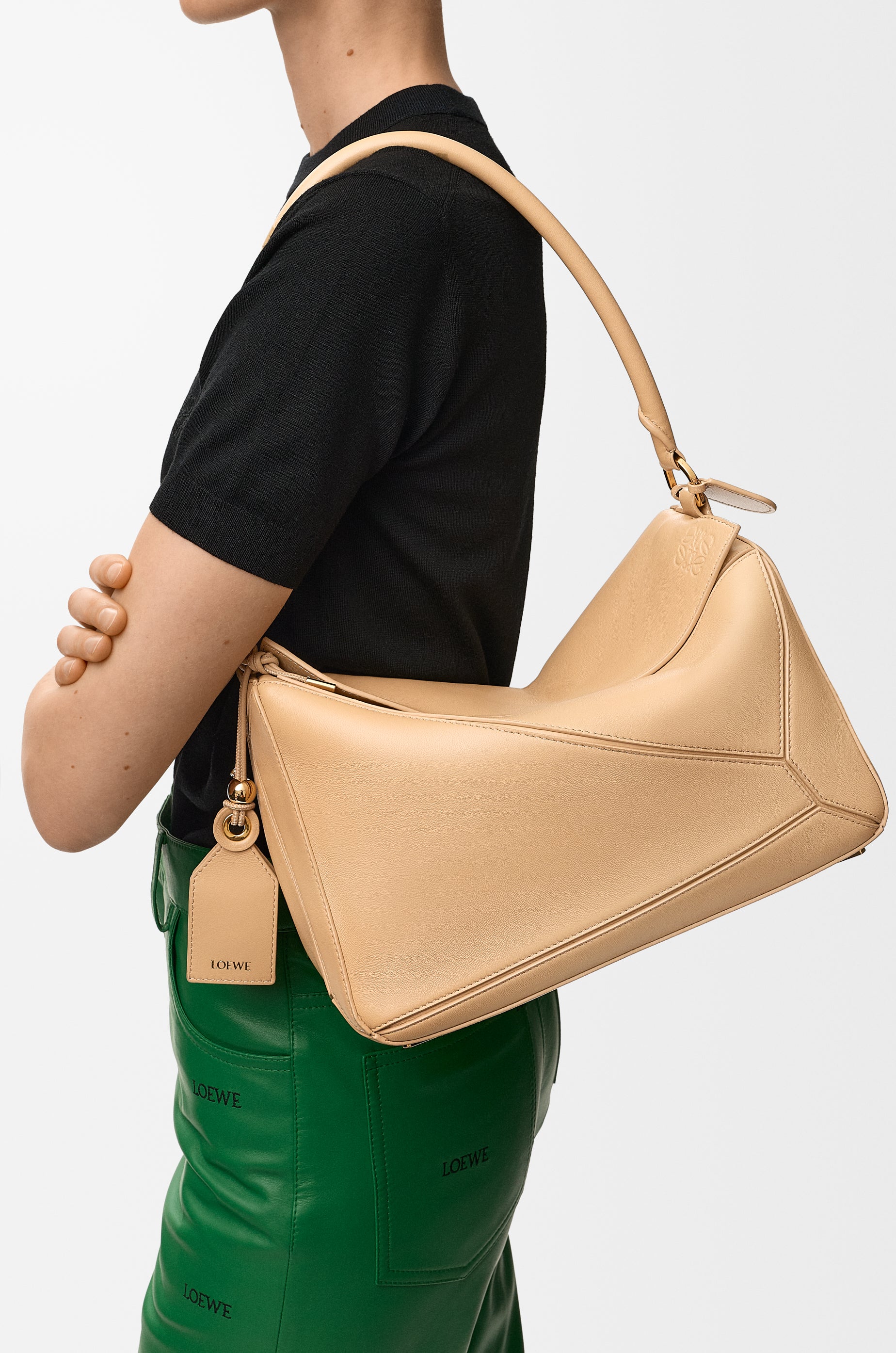 Loewe Medium Featherlight Puzzle bag in nappa lambskin