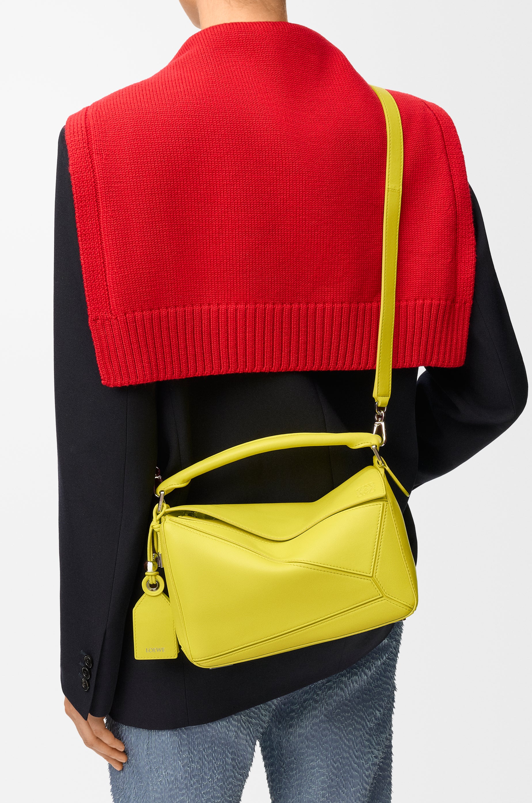 Loewe Small Featherlight Puzzle bag in nappa lambskin