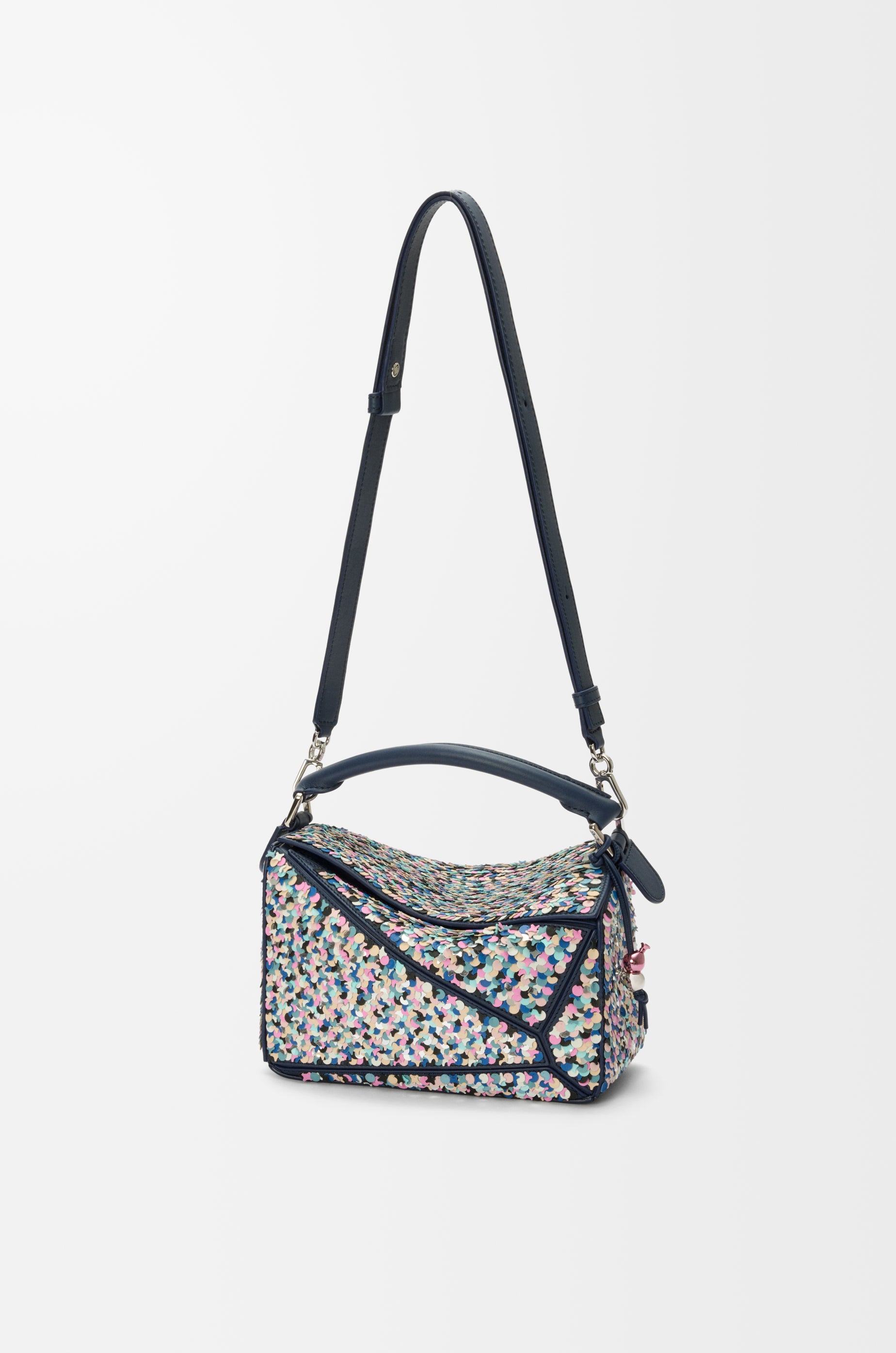 Loewe Puzzle 10 Confetti bag in classic calfskin